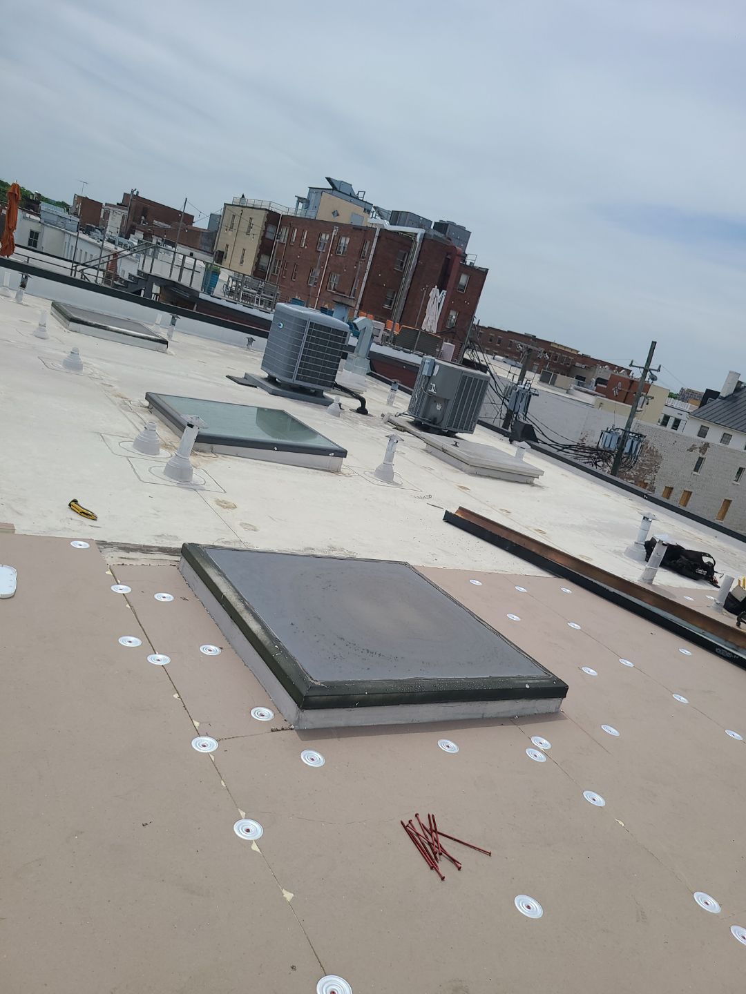 Alexandria: Carlisle Syntec TPO Flat Roof Installation by RM Banning, Inc.
