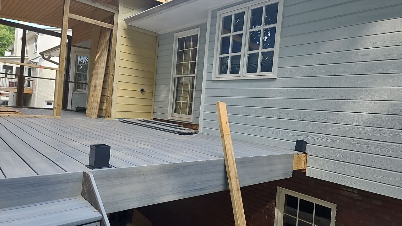 South Trace Lane - Deck Installation and Chimney Repair by Pillar and Pine