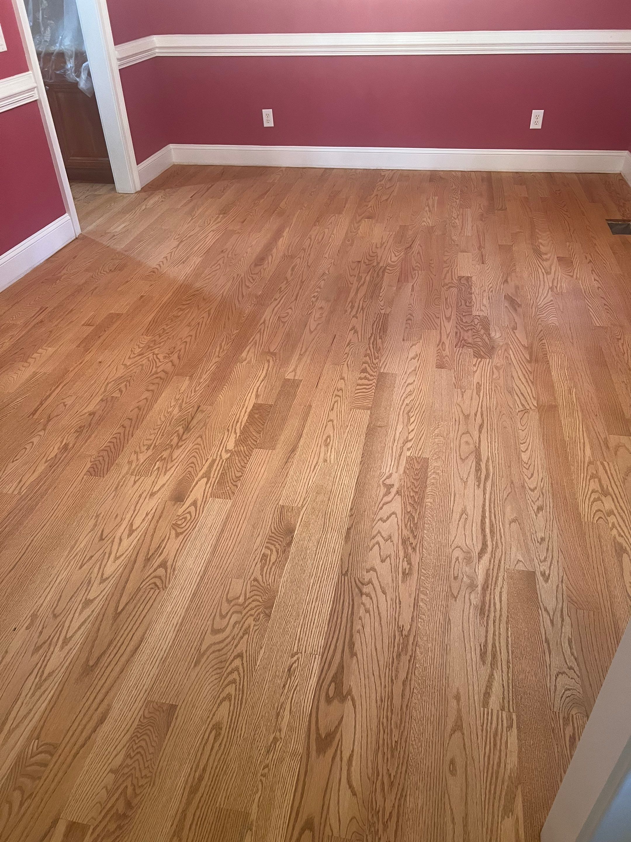 A beautiful refinishing project in The Oaks, Chapel Hill by Accent Custom Floors