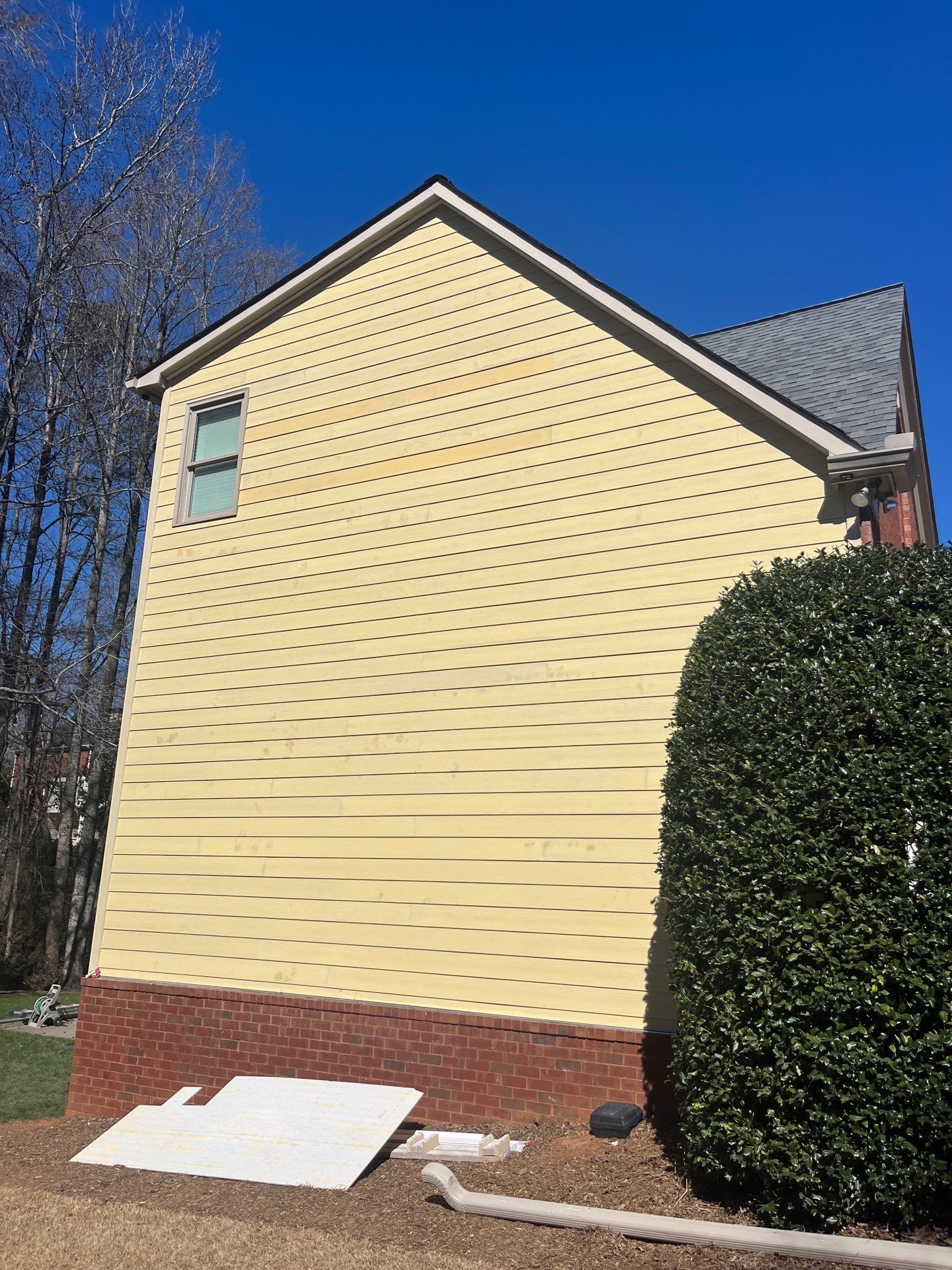 James Hardie Siding Replacement, Rotten Wood Replacement, Exterior Painting, and Front Porch Column Replacement by Nelson Exteriors 
