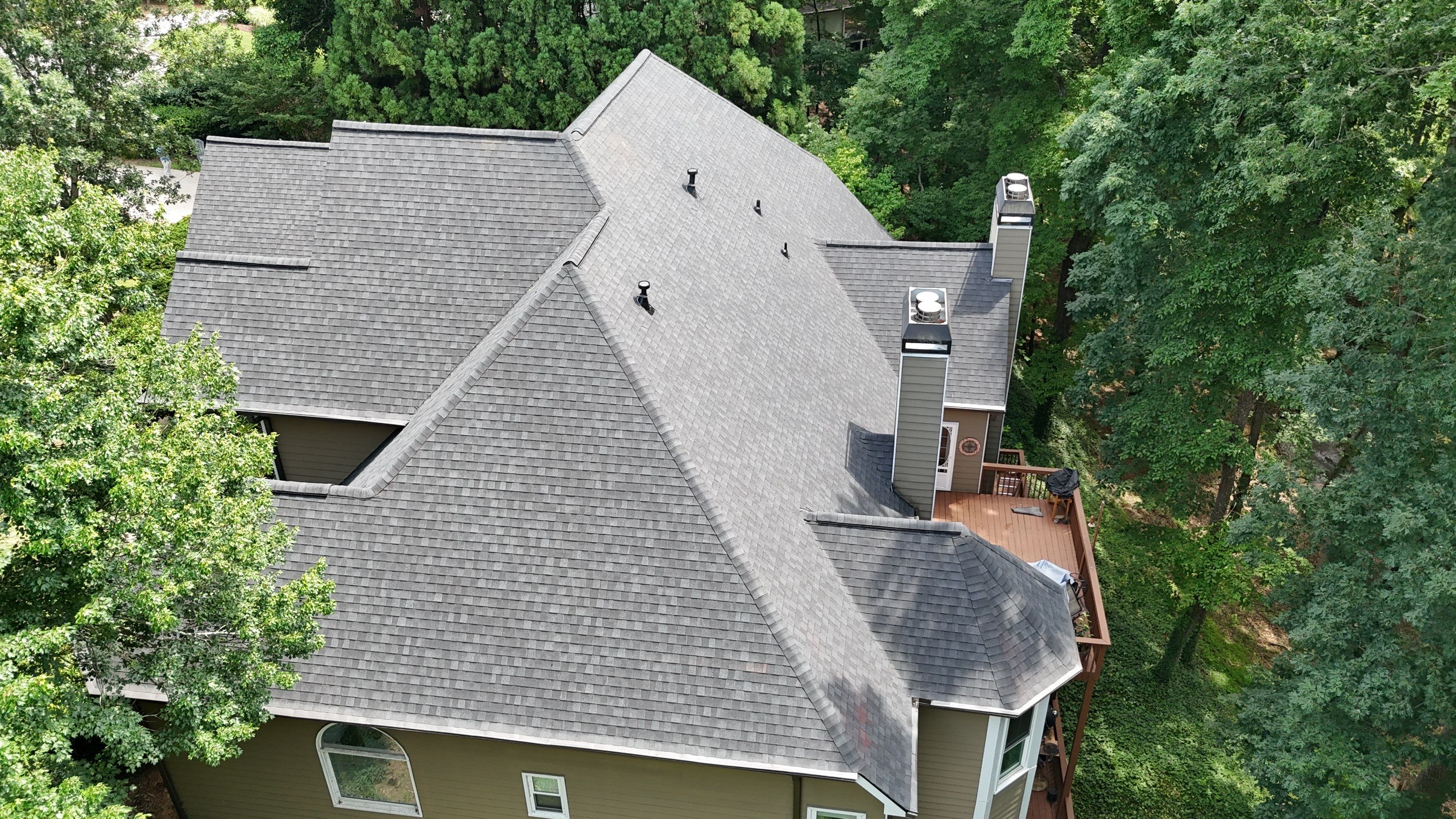 Cumming, GA Roof Replacement CertainTeed Landmark Pro Max Def Charcoal Black by Reset Roofing