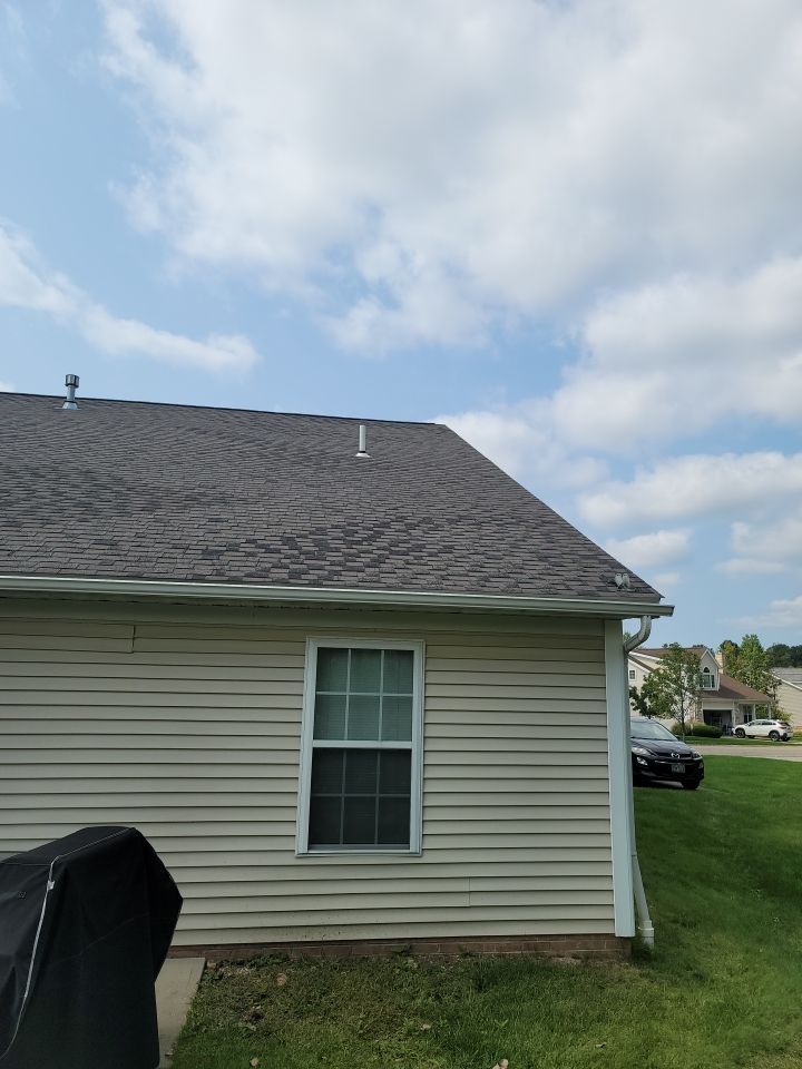 ATLAS PINNACLE PRISTINE COLOR: WEATHERED WOOD DRIP EDGE: WHITE by Eagle Eye Roofing