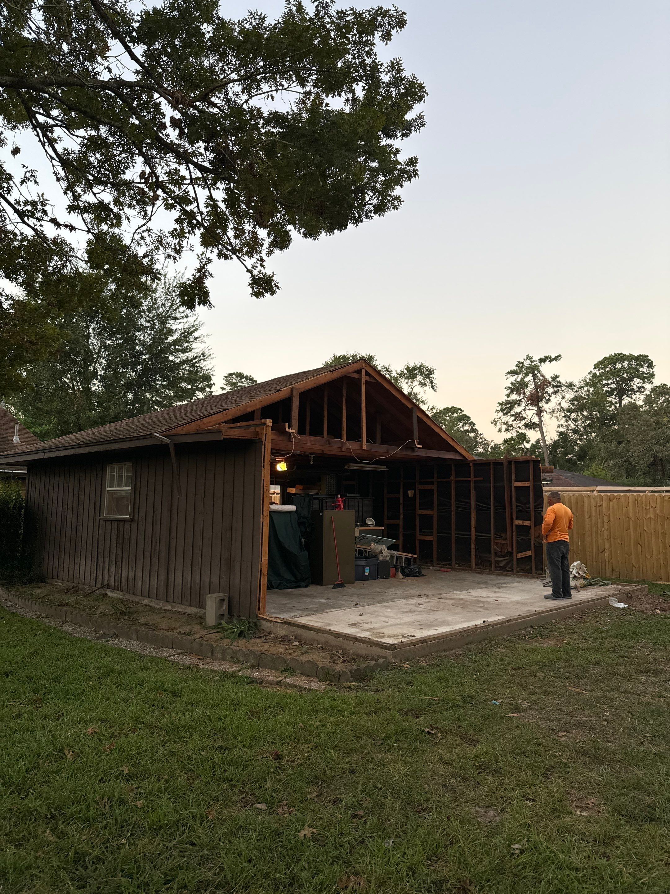 Custom Detached Studio Construction and Interior Finishing in Spring by Rolling Nations