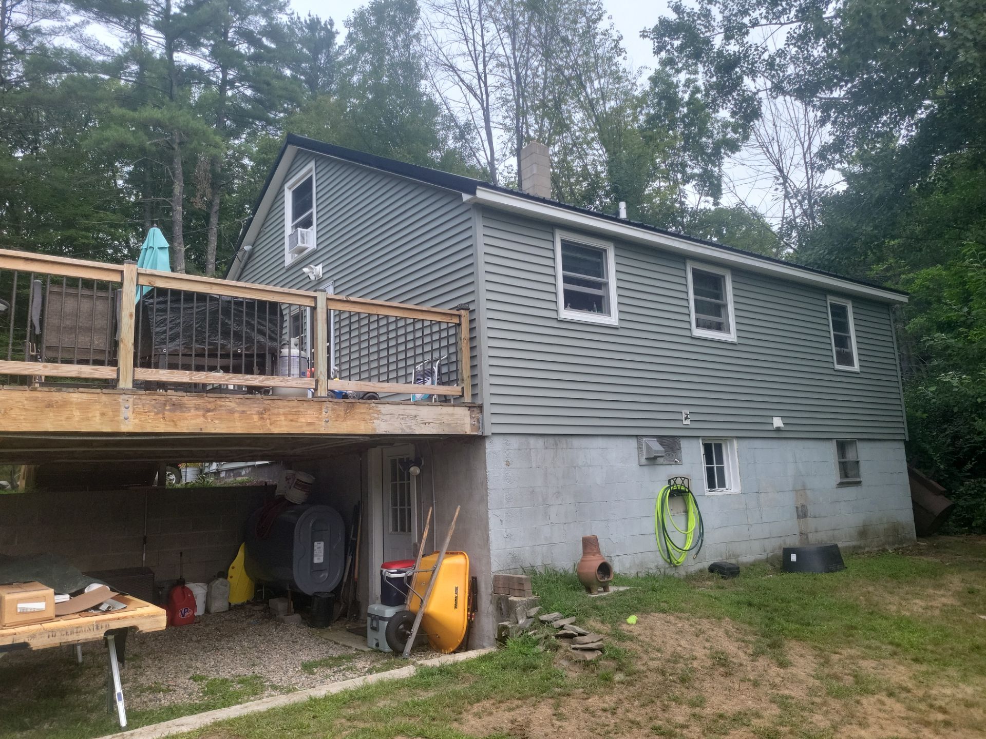 Siding & Front Entry Deck in Wolfeboro, NH by CML Roofing and General Contracting