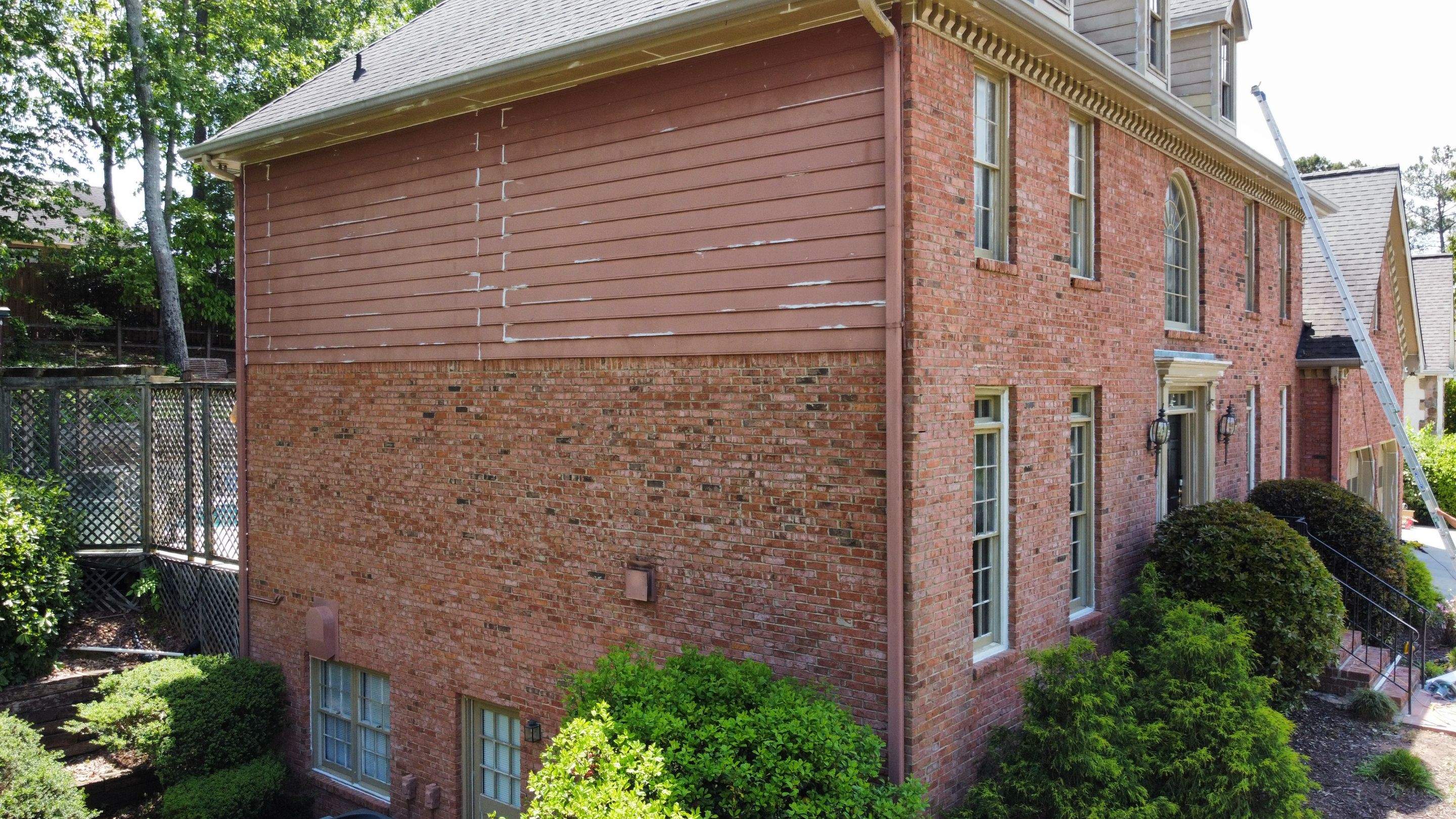 Full Exterior Home Repainting and Trim Refinishing in Roswell by Swift Home Renovations