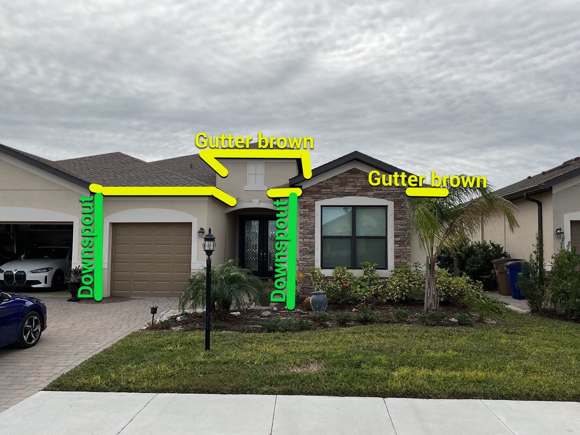 Gutter Brown Installation in Fort Myers FL by Gutter Professors