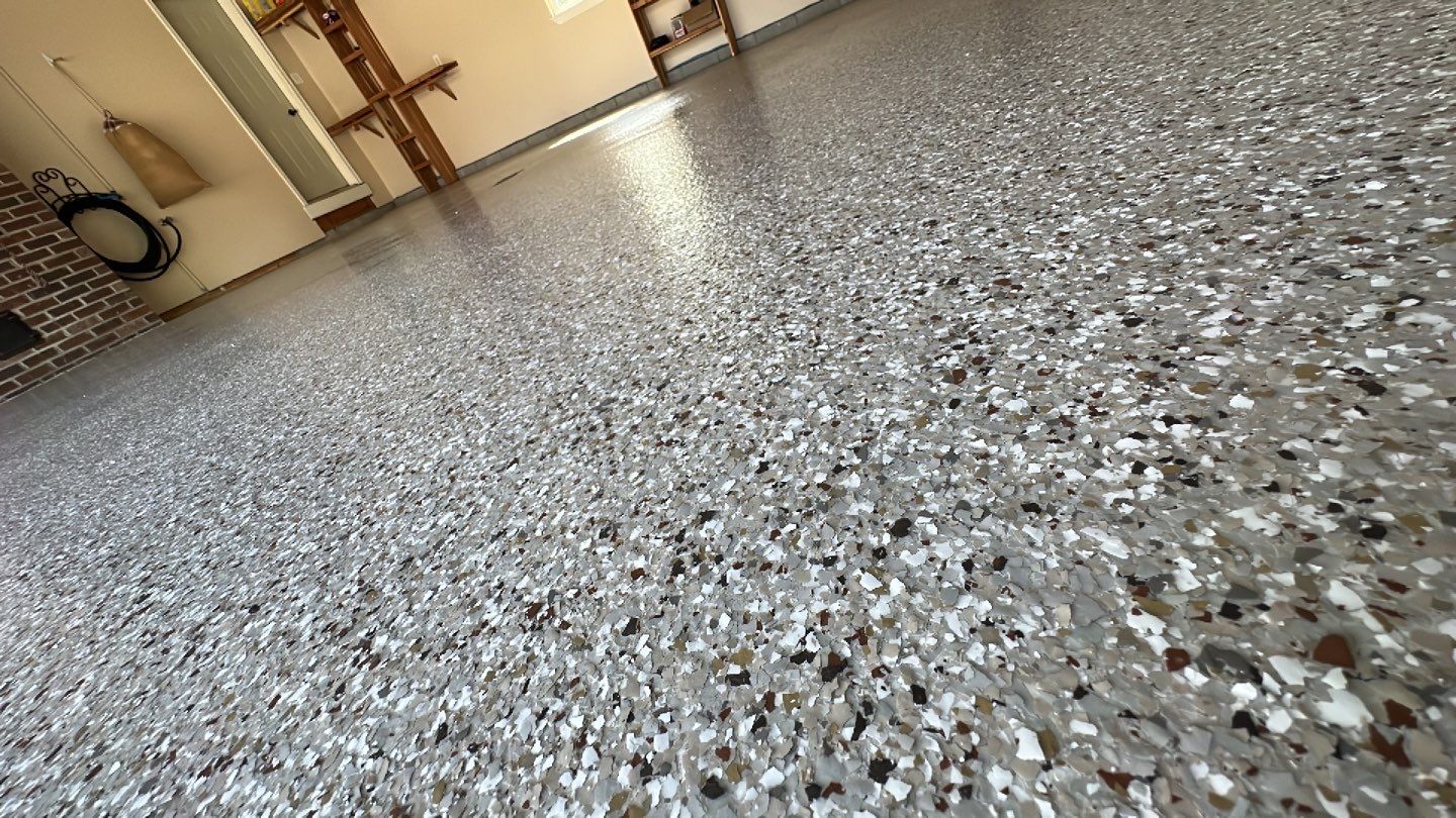 Porch + Garage Project in Weirton by Floors in a Day, Inc