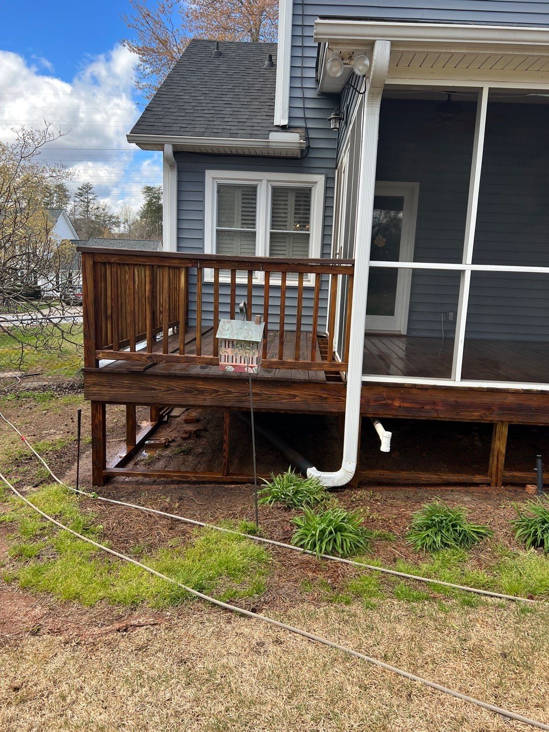 Coated deck using wood sealant by DuraSeal