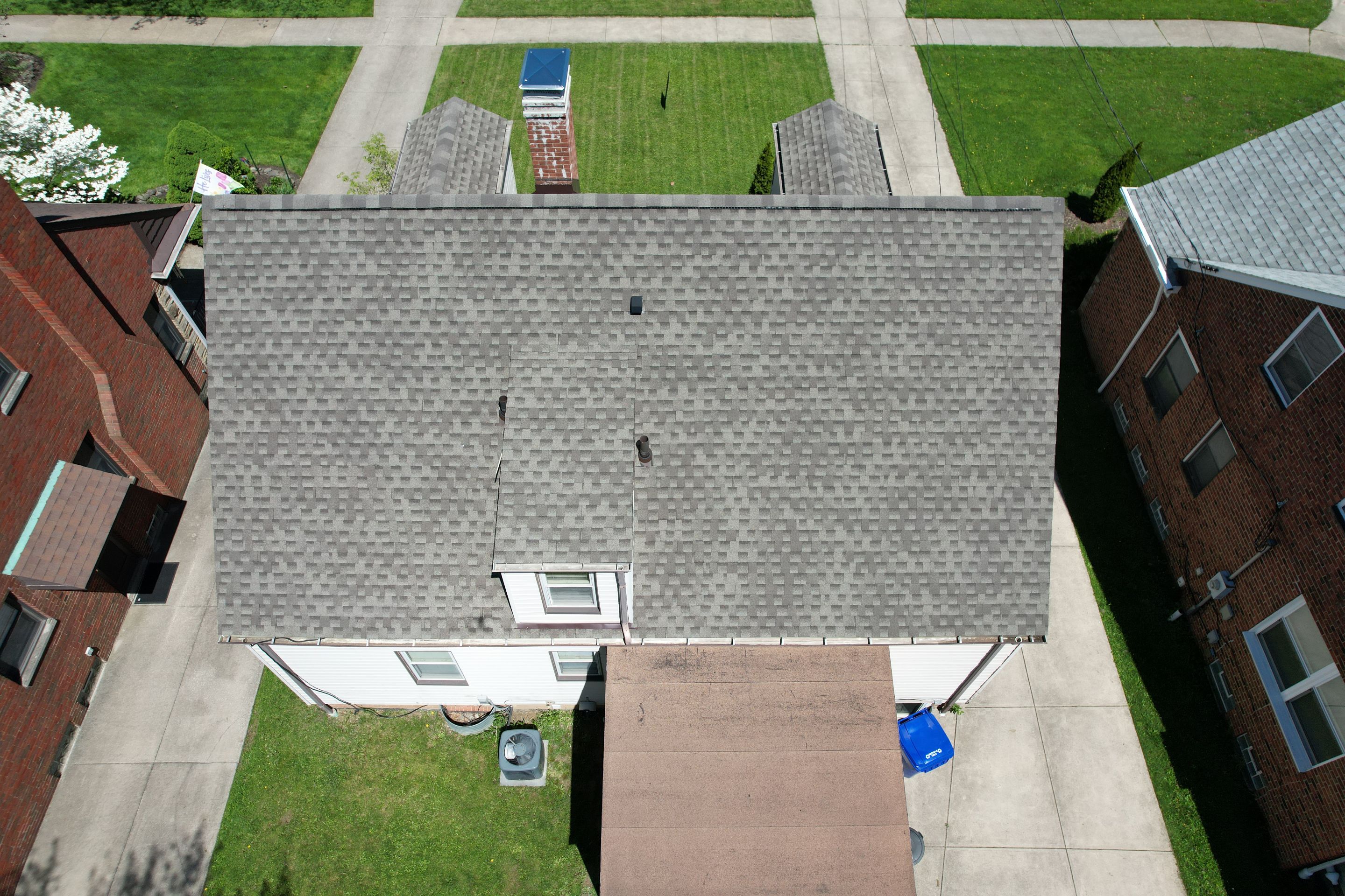 Residential Roof Replacement using GAF Timberline HDZ Weathered Wood by Atlas Roofing & Restoration