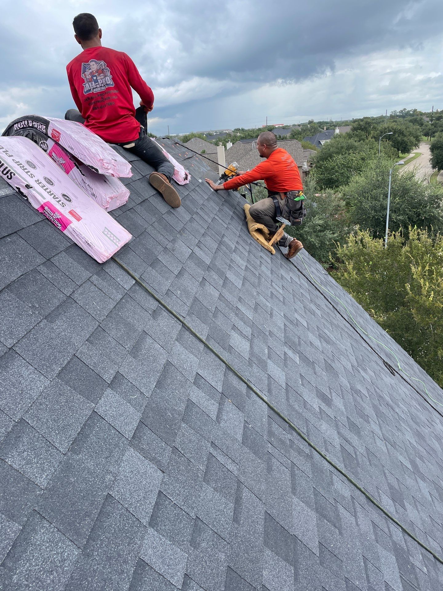 Residential Roofing Installation using Owen's Corning Duration (Lifetime) Shingles by Roof Repair Company