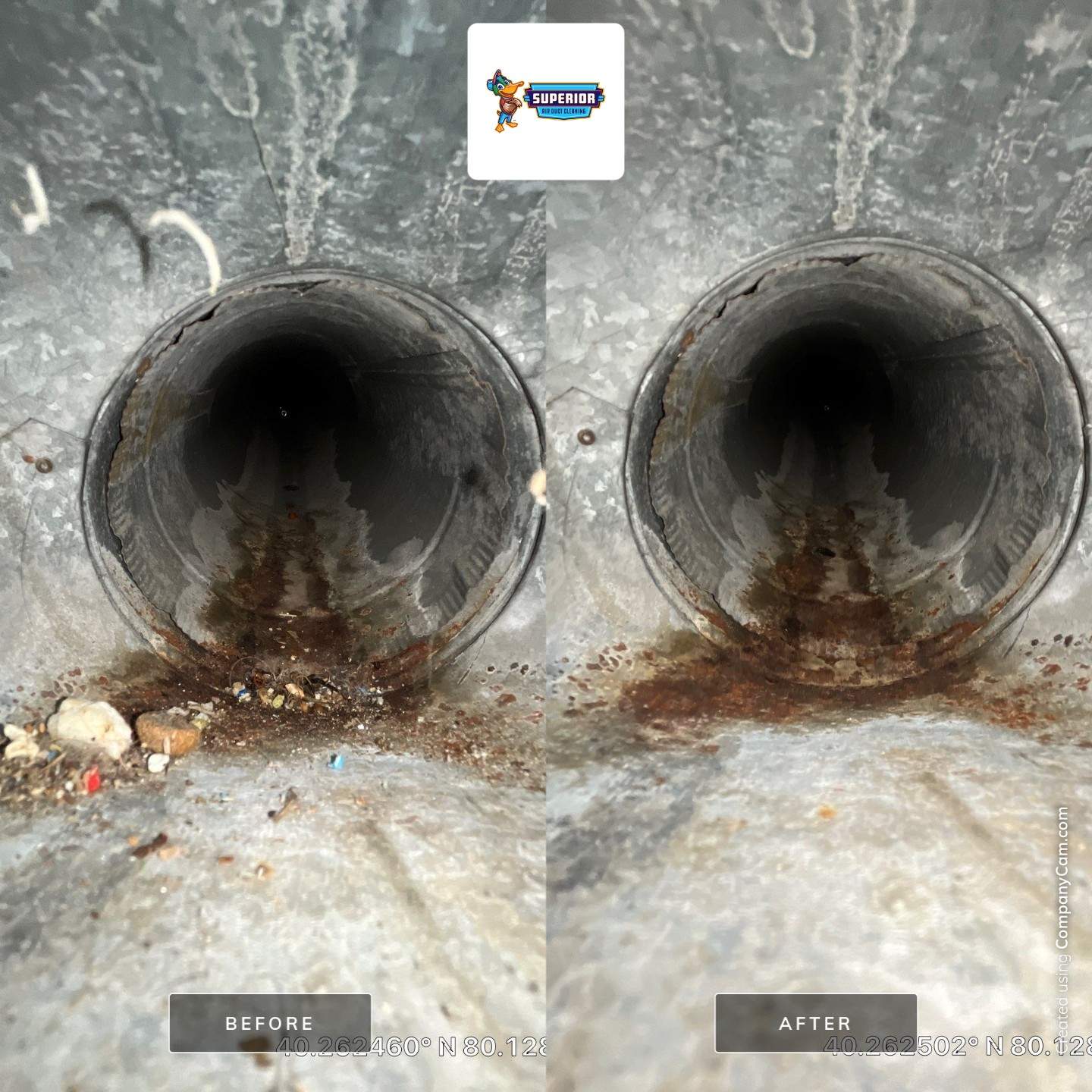 Air Duct Cleaning With a Vacuum Truck in Canonsburg, PA by Superior Air Duct Cleaning