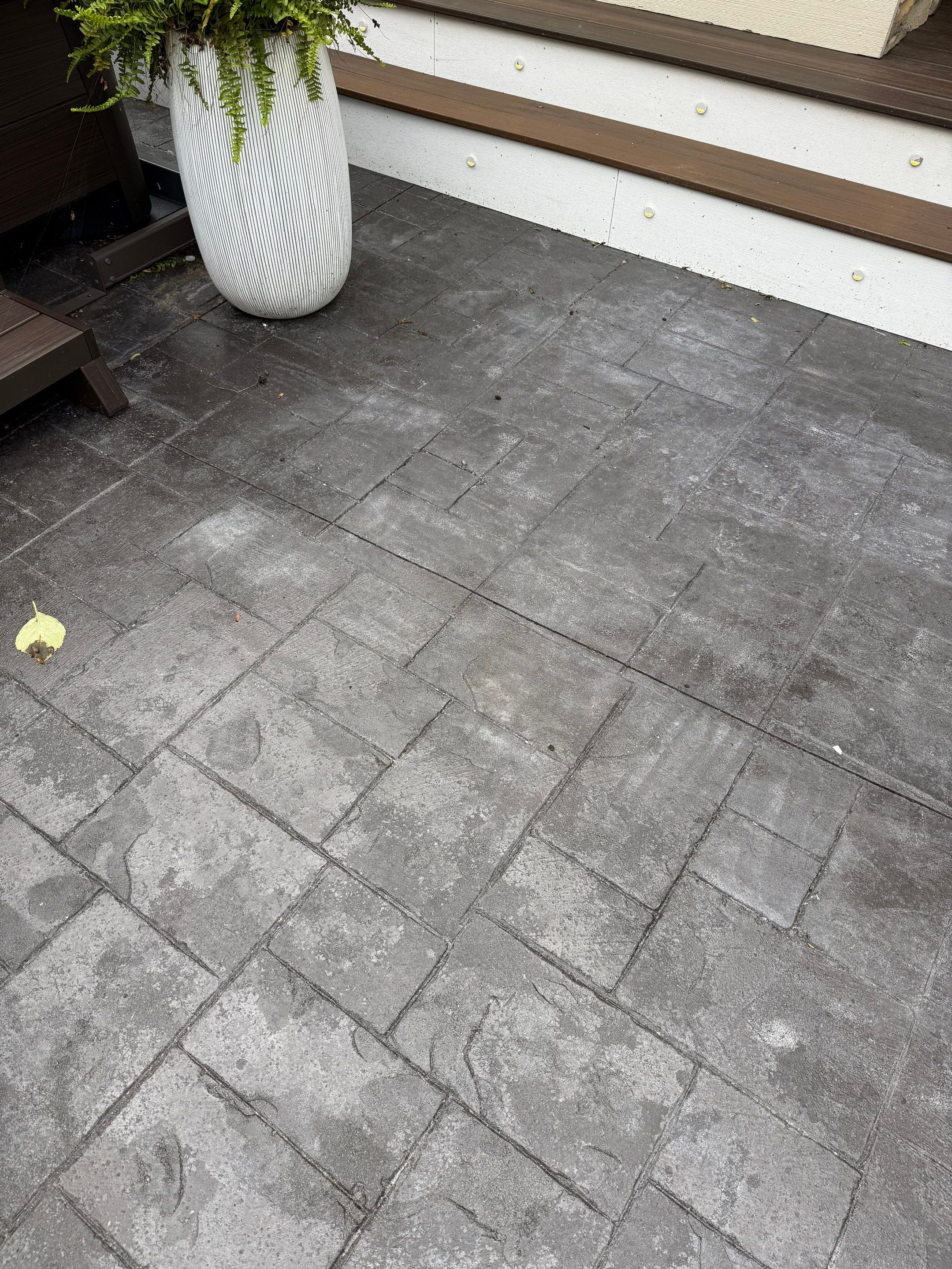 Stamped Concrete Driveway with Sealed Finish | Everett  by Jireh Asphalt & Concrete Inc 