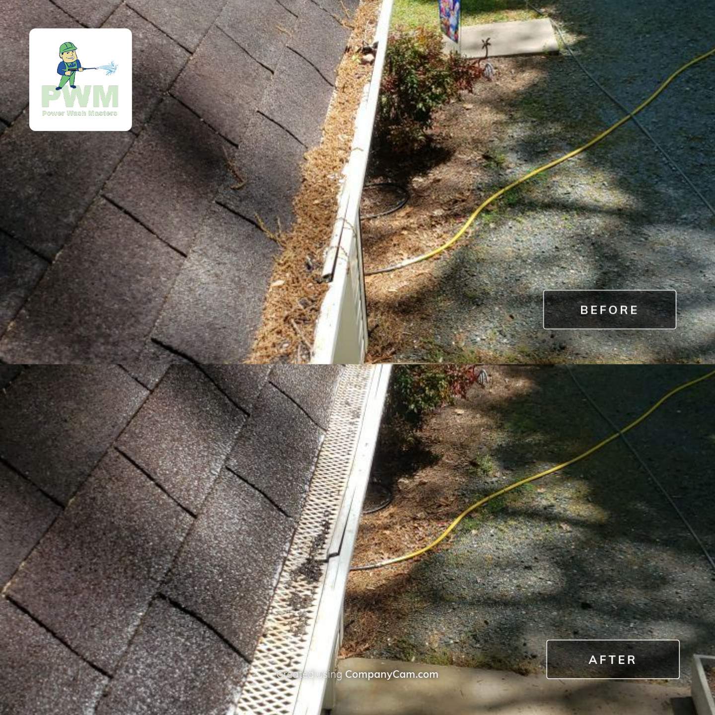 House Wash using cleaner by Power Wash Masters LLC