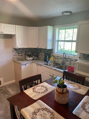 Fire Damaged Kitchen Restored and Remodled - Project in Dayton, TX