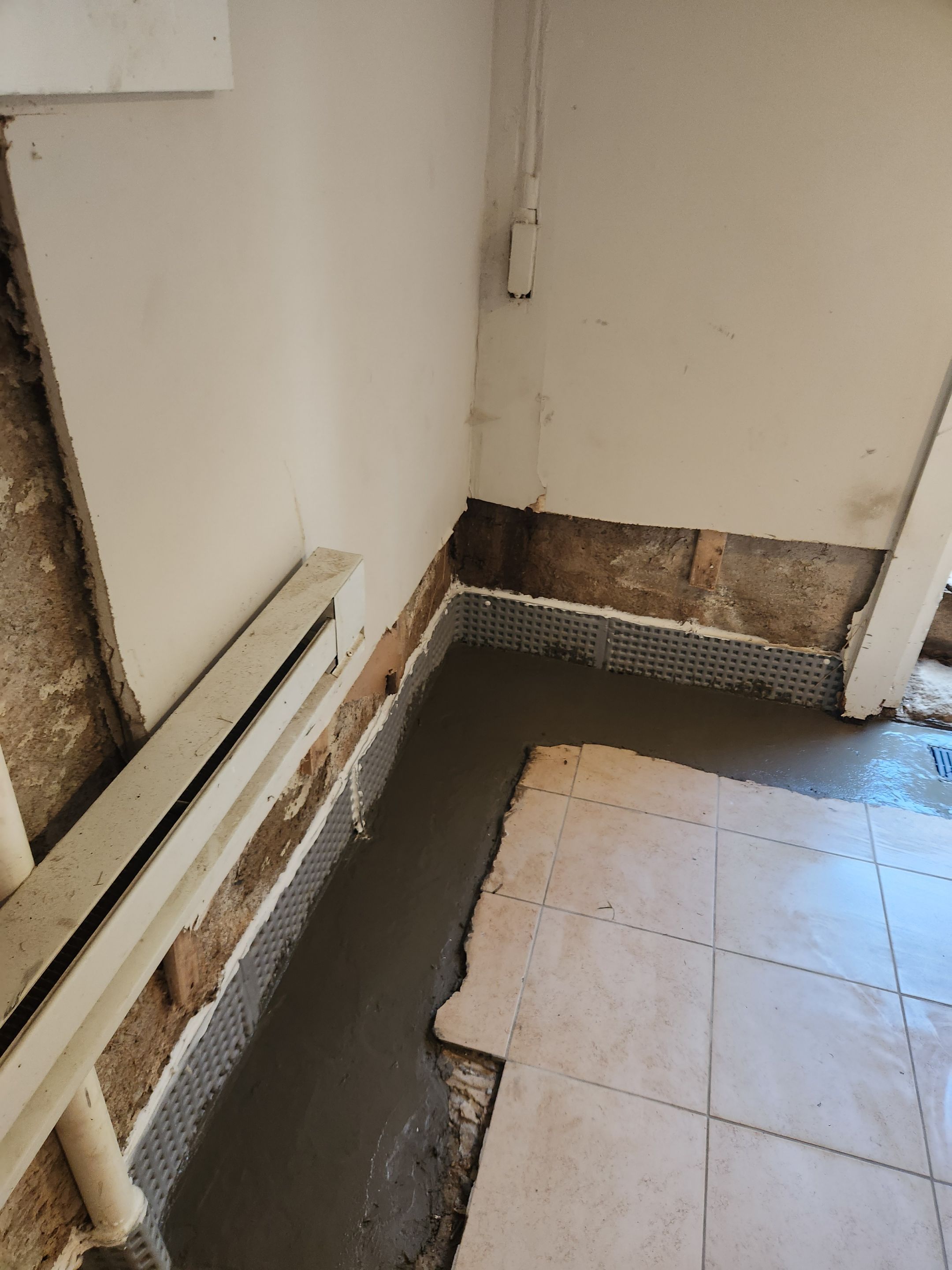 Interior French Drain Newton NJ by Pure Service Pro, LLC 