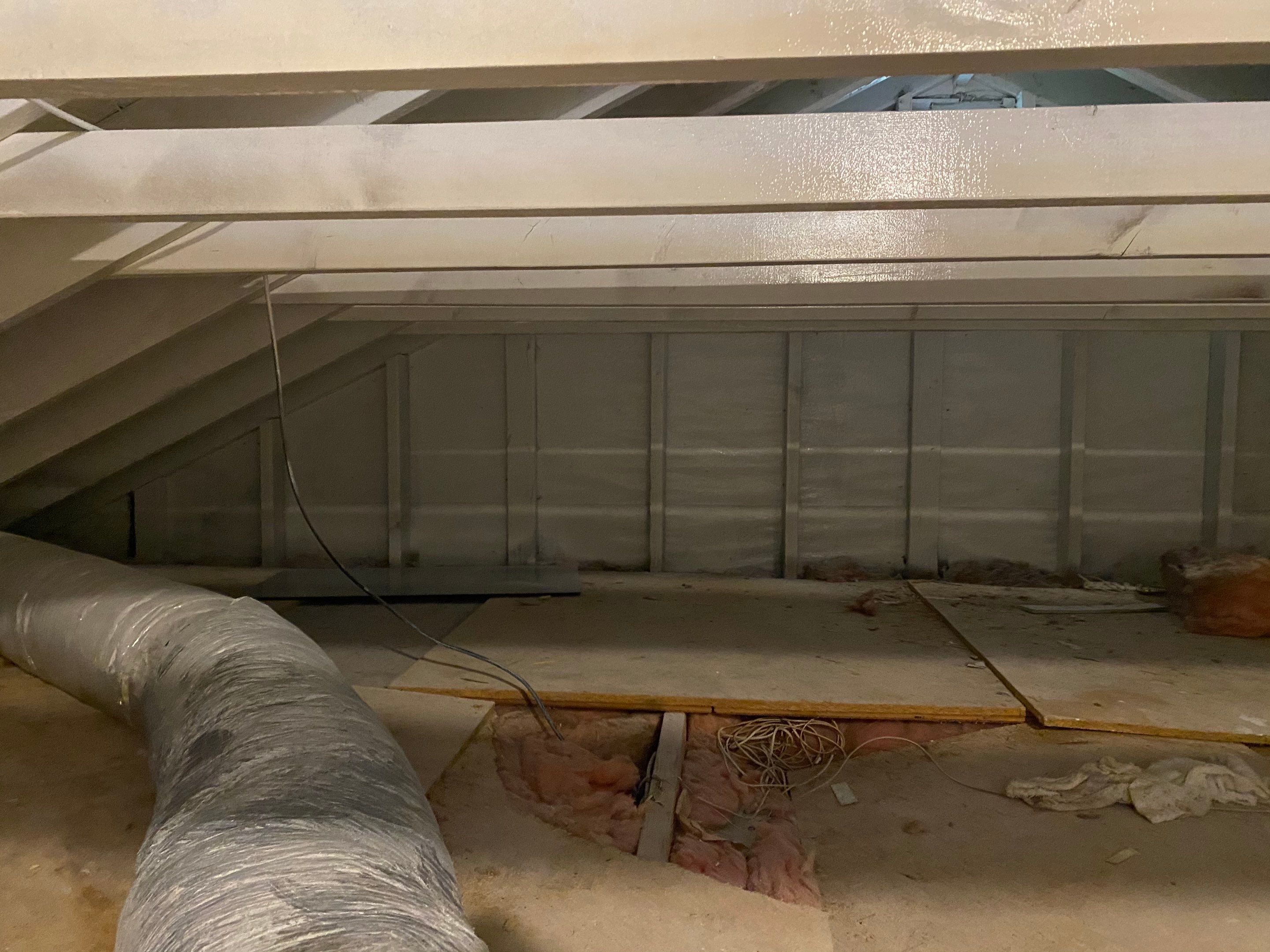 Attic Mold Remediation Job in Vernon Township, NJ by Pure Service Pro, LLC 
