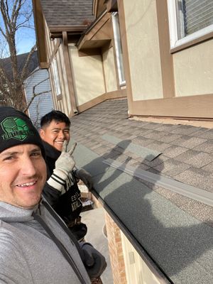 Turtle Shell gutter protection installation in Naperville, IL 60565, photograph 23