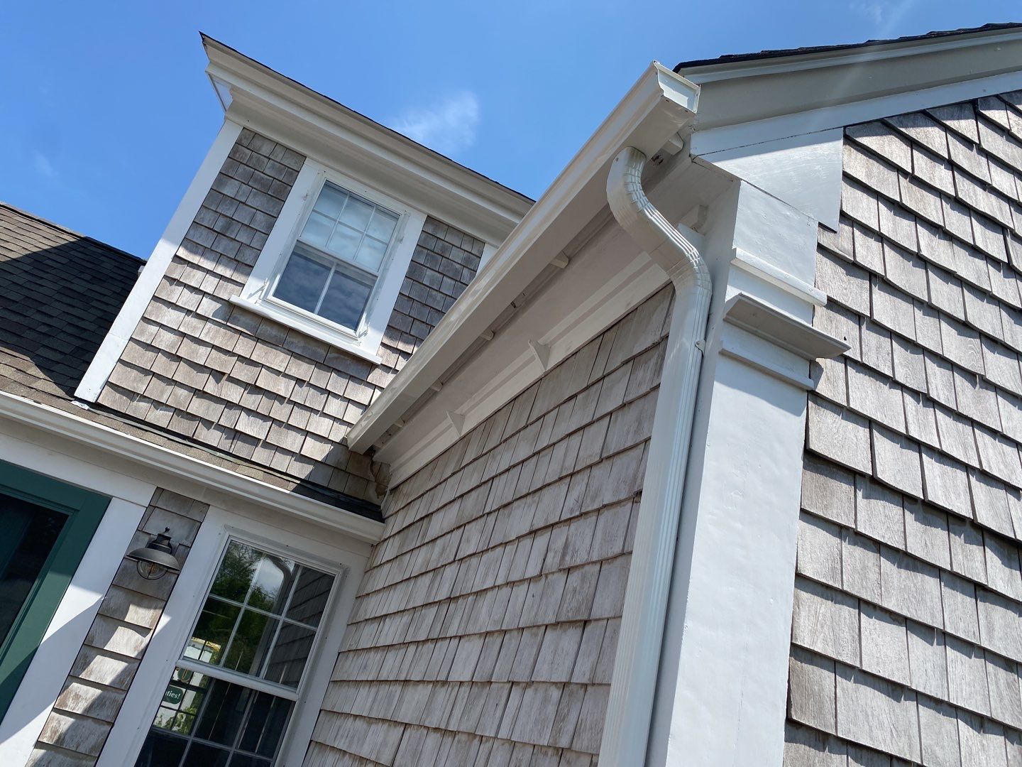 Gutter Installation using Two Styles of Gutter in Duxbury, MA by Gutter Pro Enterprises