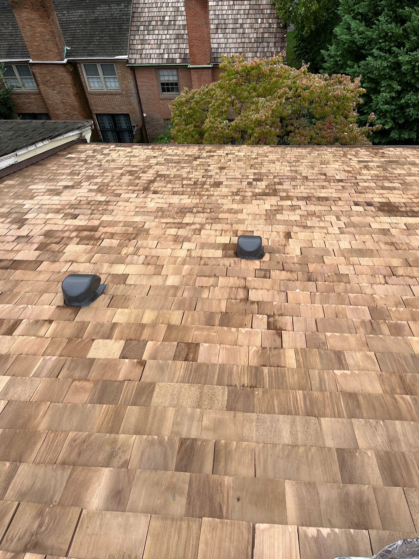 Arlington: Residential Roof Replacement with Perfection CCA-Treated Cedar Shakes by RM Banning, Inc.