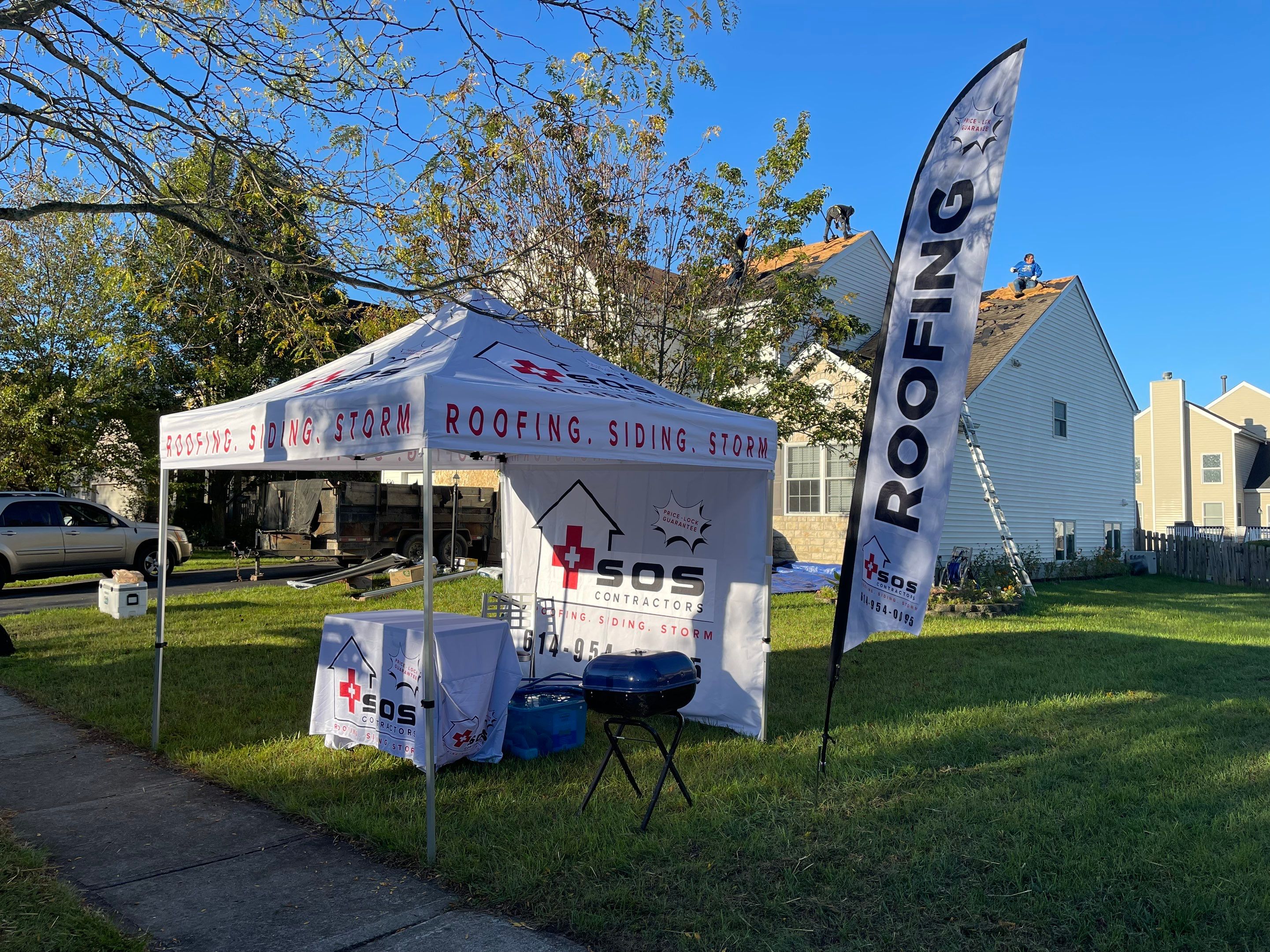 Residential Roofing Installation using IKO dimensional shingles by SOS Home Ohio 