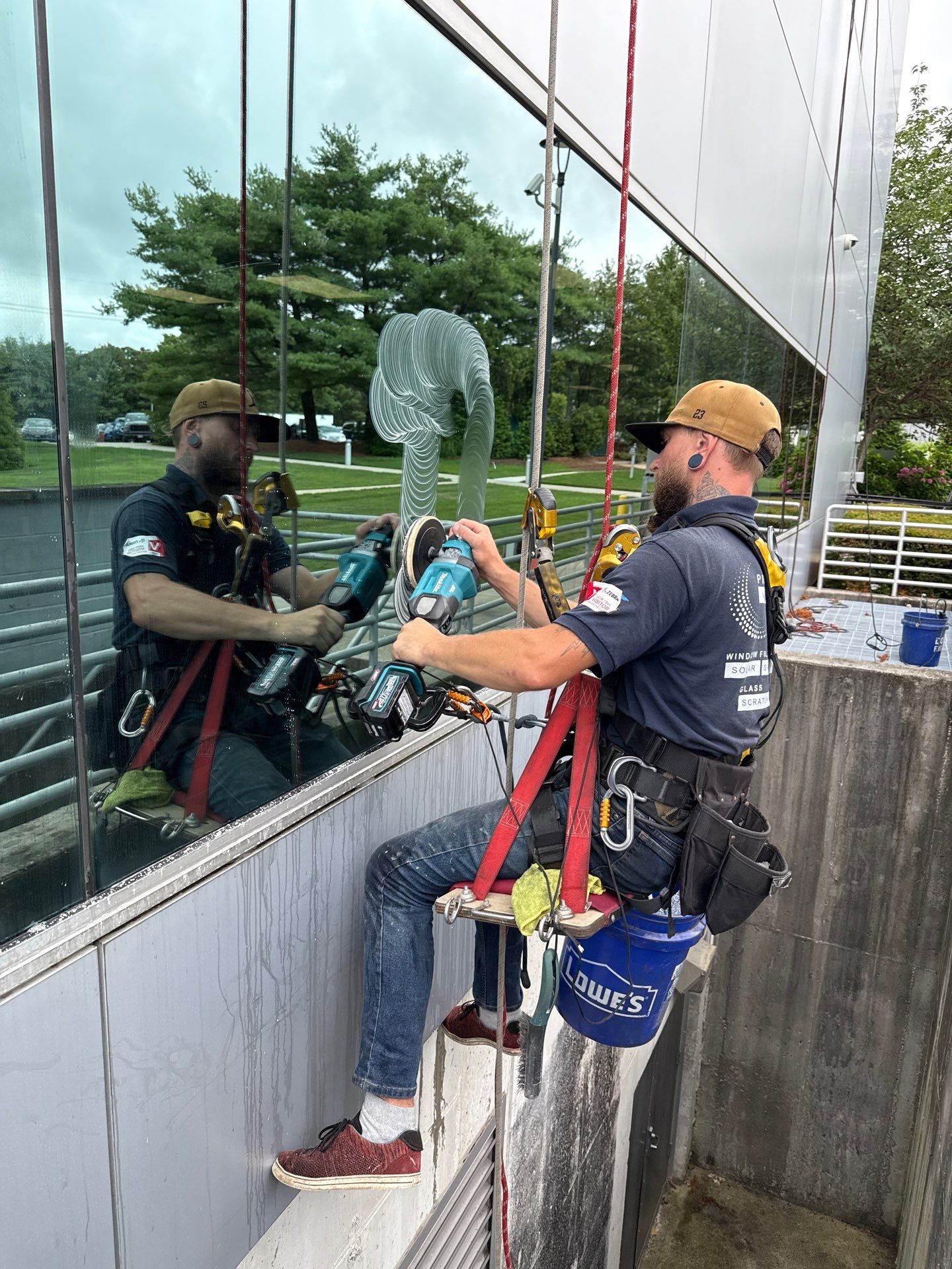 Glass Restoration Project by Total Window Service