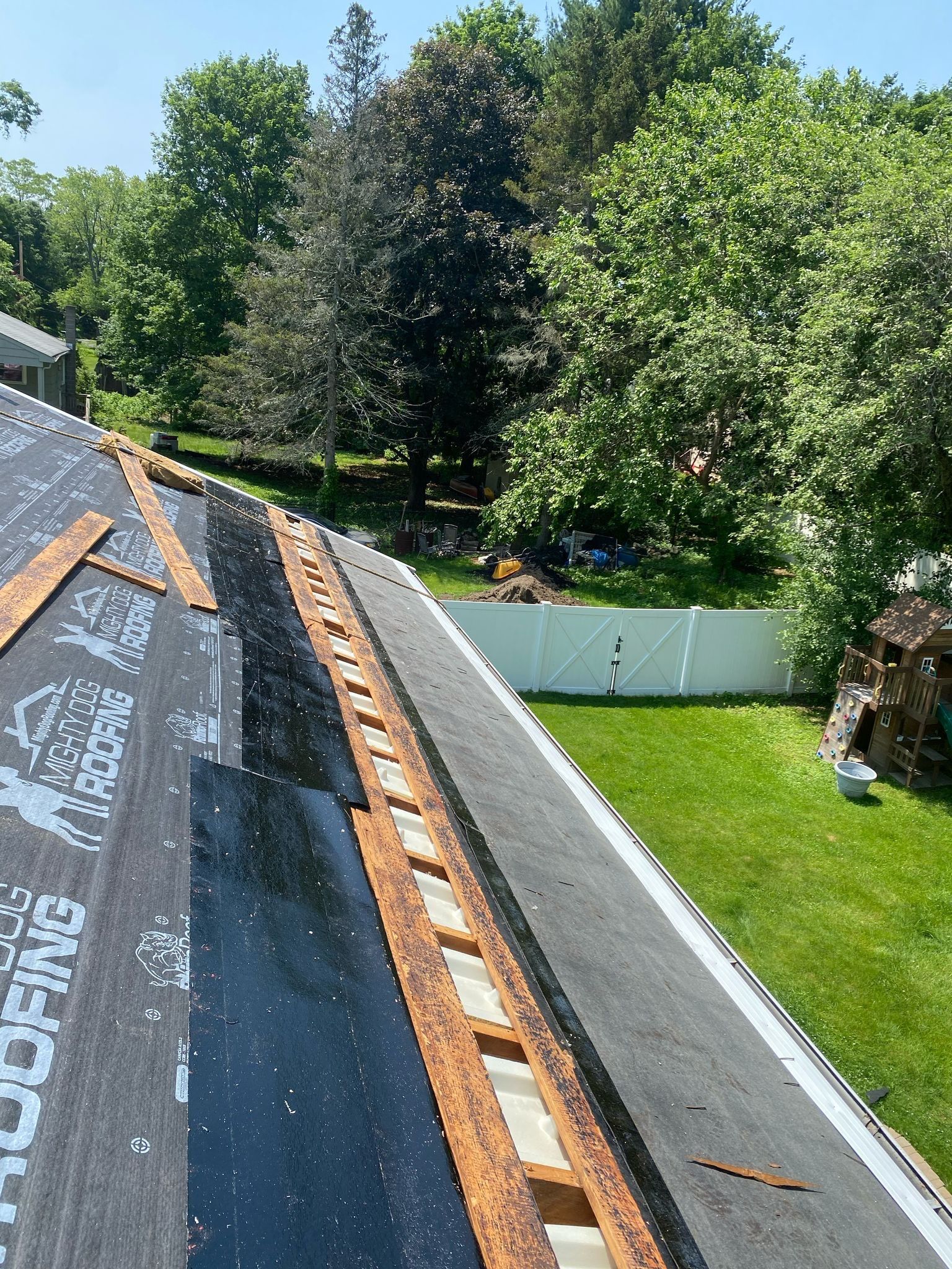 Full Roof Replacement & Chimney Repair – Onyx Black, MA by Mighty Dog Roofing of Greater Middlesex County