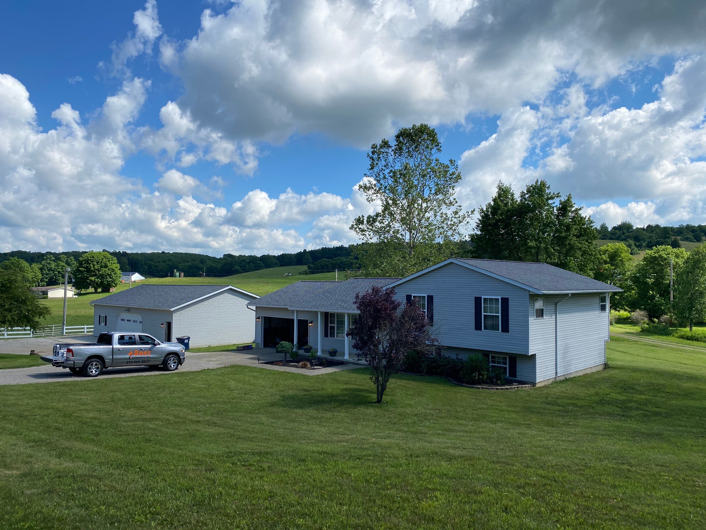 New Roof Installation by Best Roofing & Siding Company