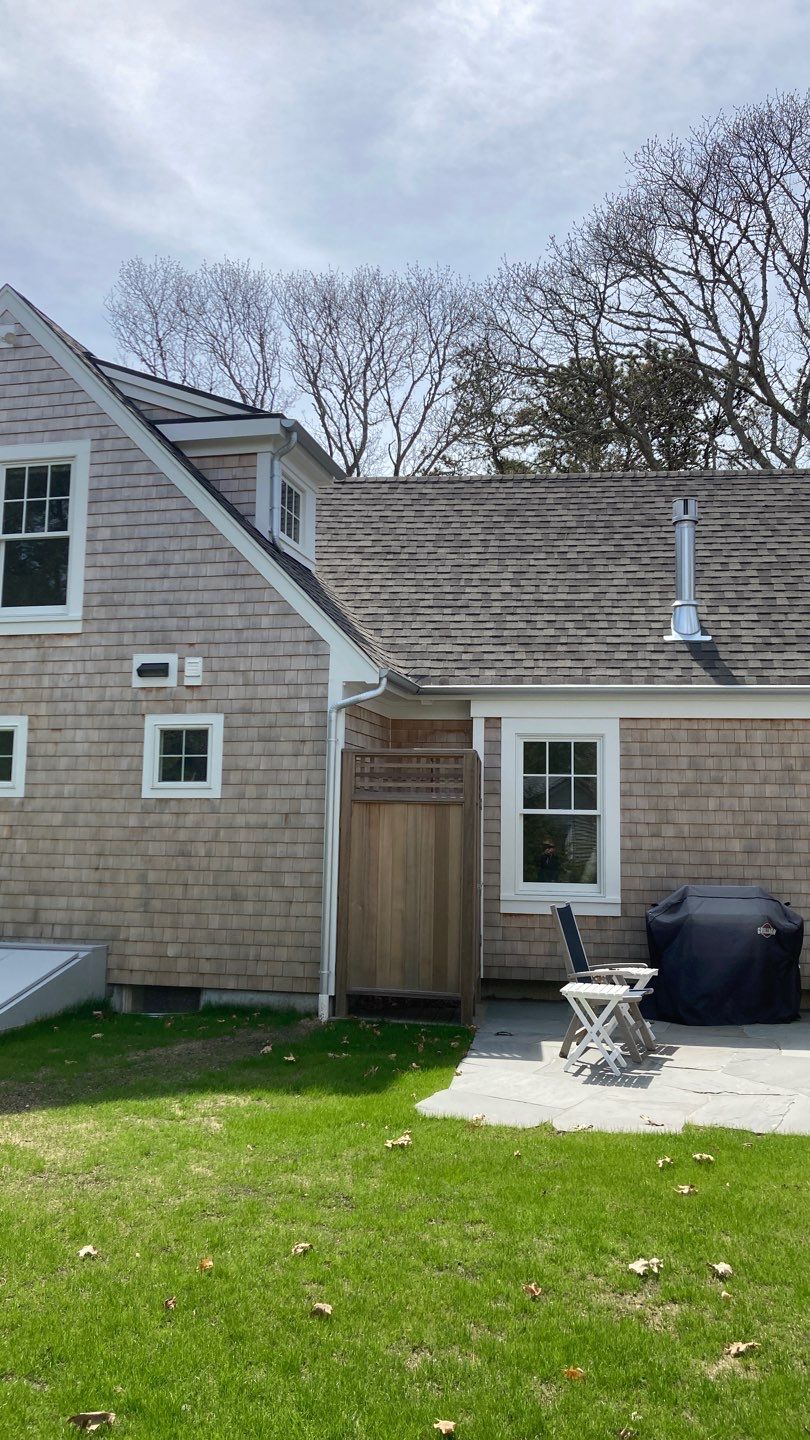 Gutter Installation using 6" Half Round Galvalume Gutter by Gutter Pro Enterprises
