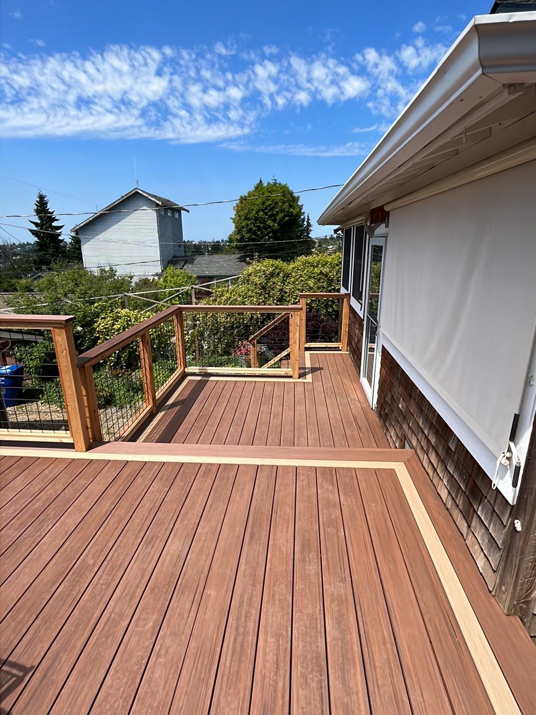 Seattle New Deck Project by Alki deck builders 