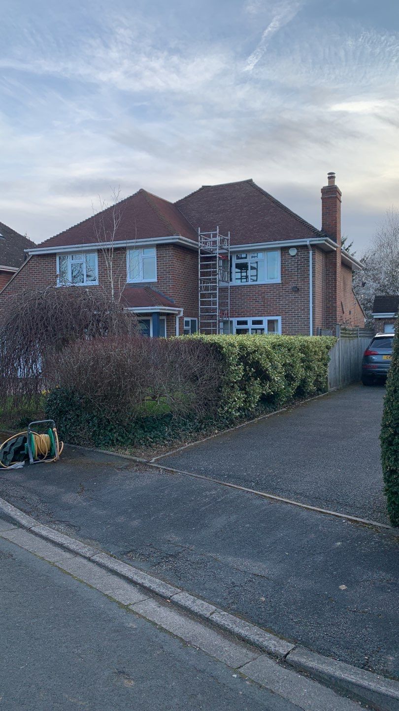 Roof and Patio Cleaning using Honda 15lpm Low Pressure Washing Machine by Ges Exterior Cleaning ltd