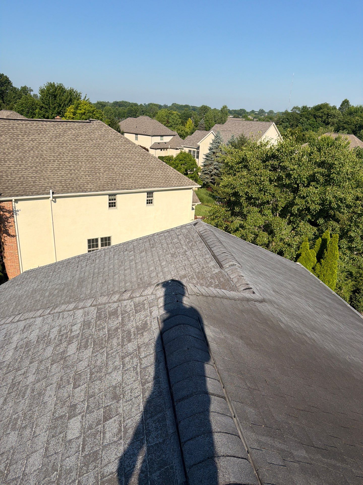 Asphalt Shingle Roof Replacement for Stucco Residence in Westerville by Assured Restoration