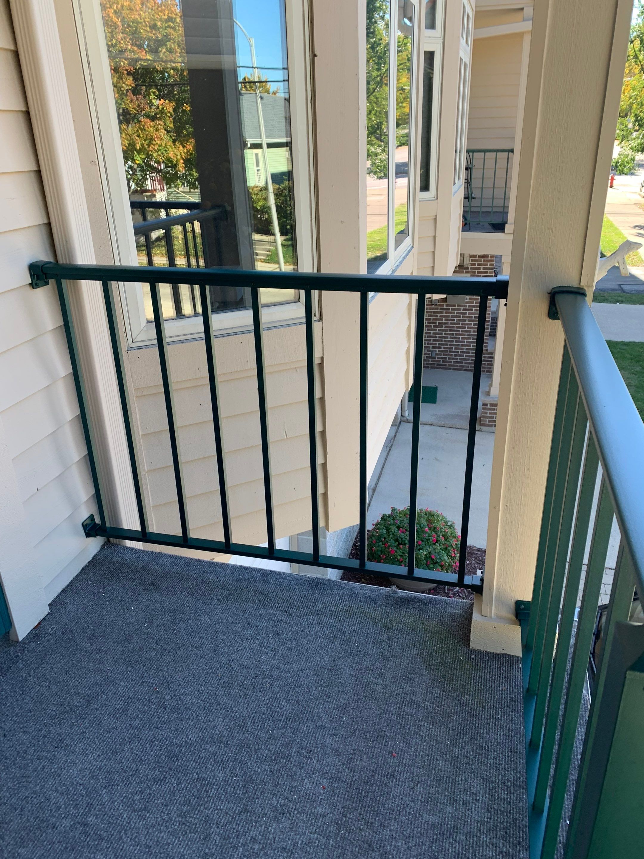 Exterior Door and Railing Finishing by OCS Contracting Services