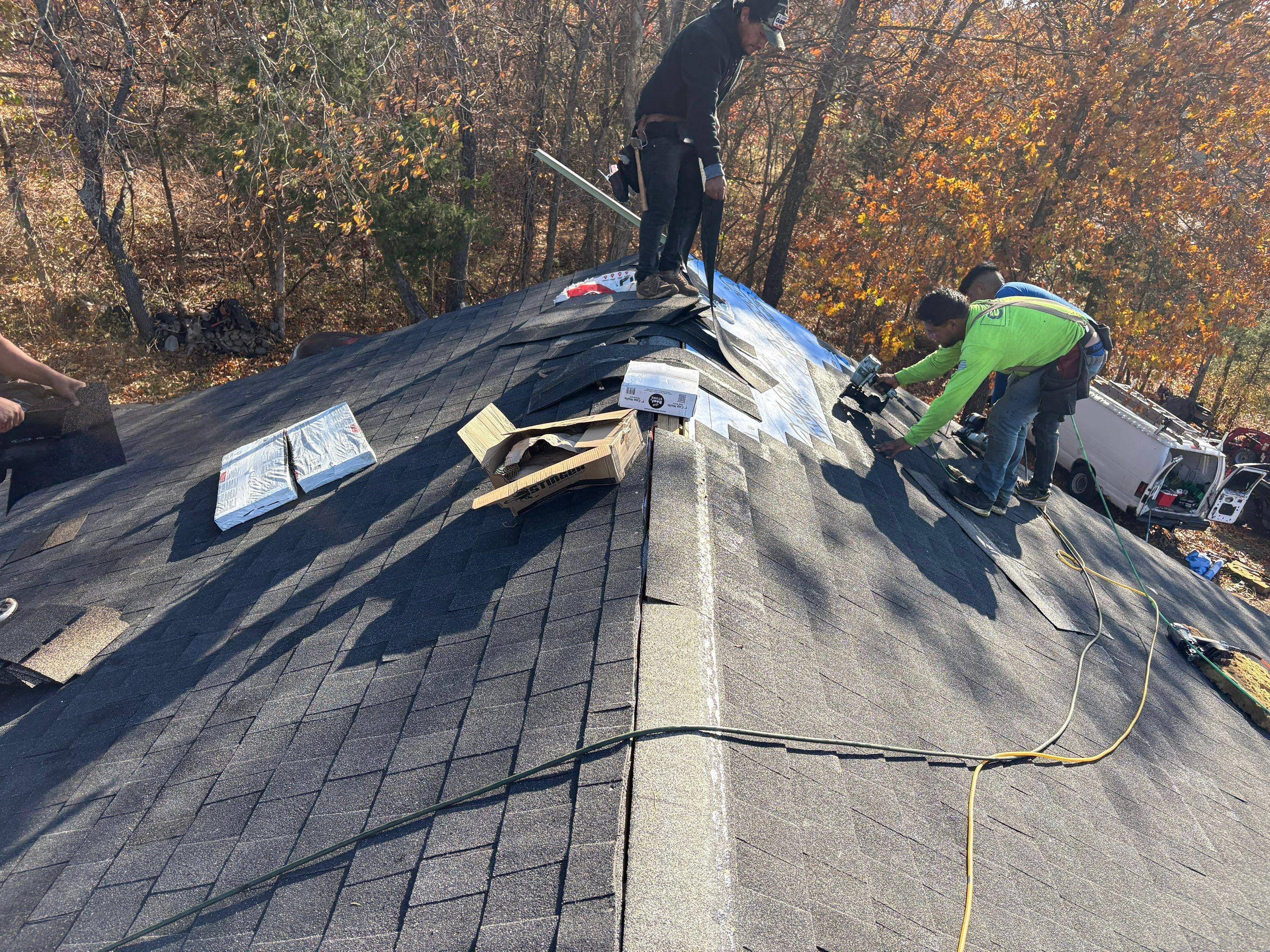 Residential Roofing Install - Atlas Pinnacle Pristine Shingles - Color Black Shadow  by Titan Commercial & Residential Roofing 