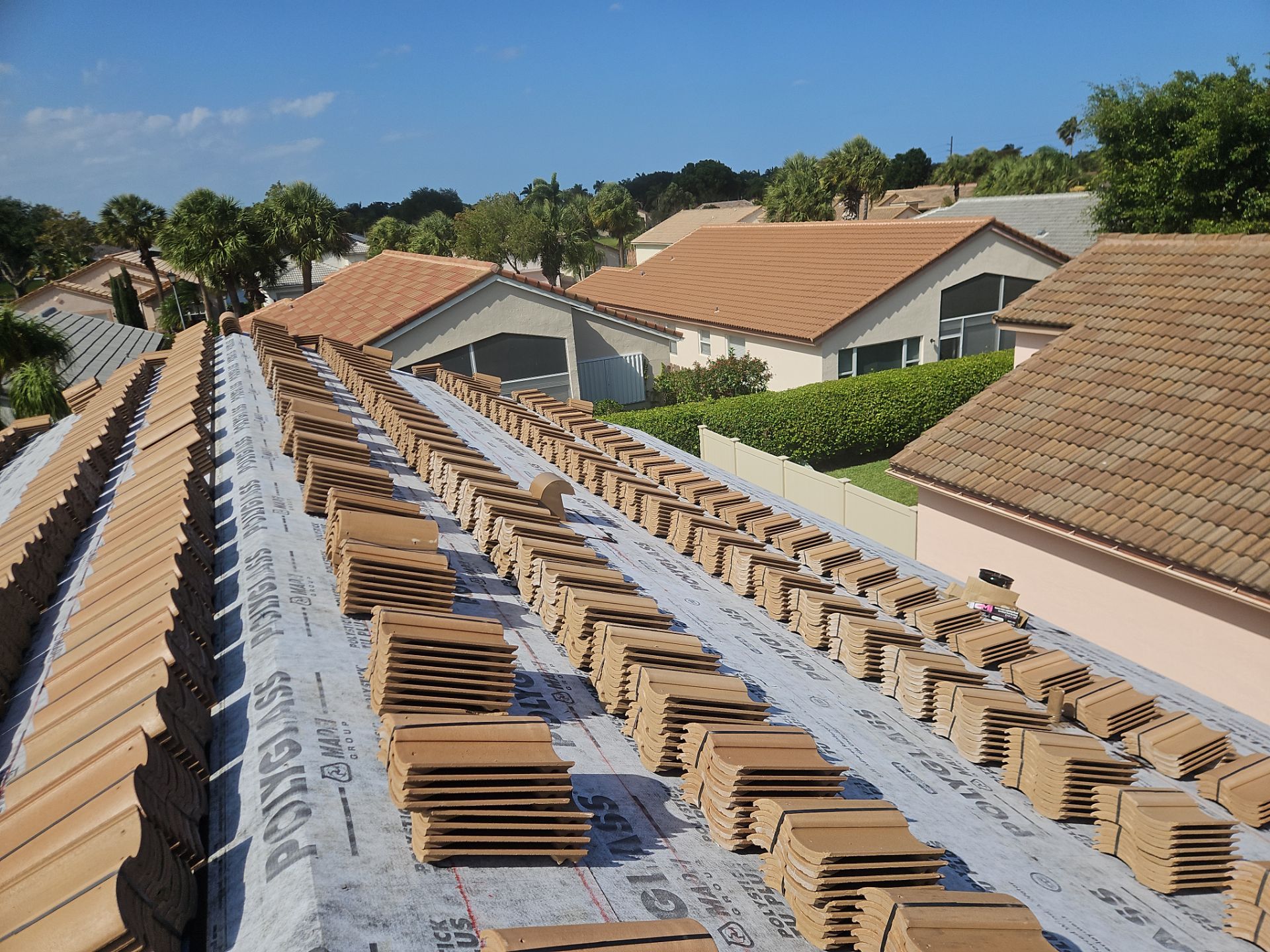 Residential Roofing Installation using WestLake Roofing Tile by BLUES BROTHERS ROOFING