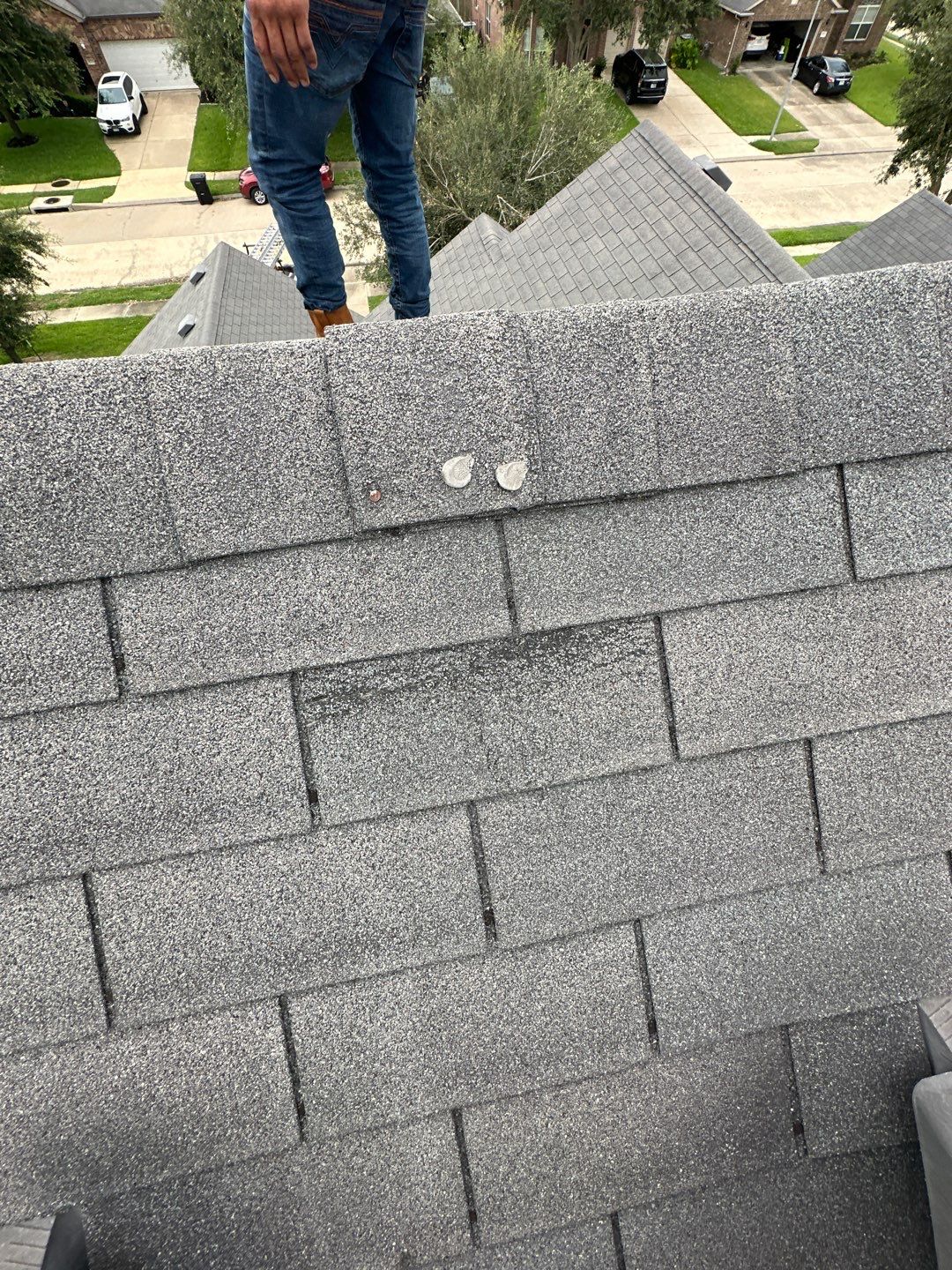 Hail Damage using Owen's Corning Duration (Lifetime) Shingles by Roof Repair Company