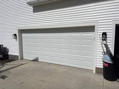 Garage Door Top Panel Replacement in Aurora, Ohio!