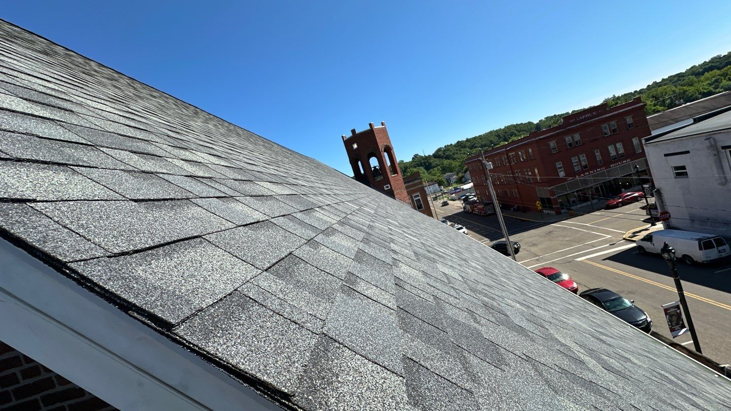 Commercial Roofing Installation using Duration Series Shingles - Estate Gray by RoofX 