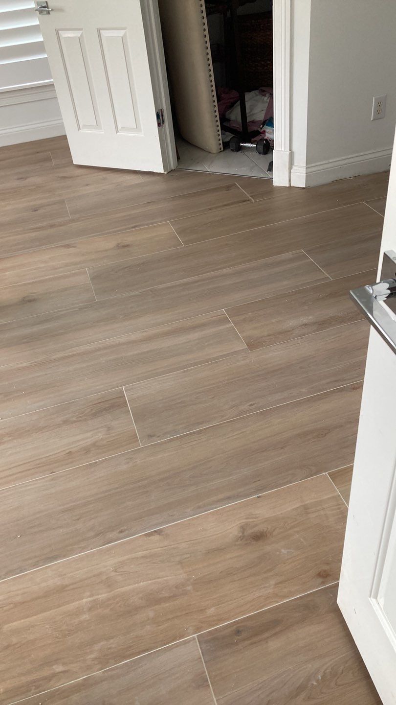 Wood Plank tile floors by Footprints Floors of Nashville