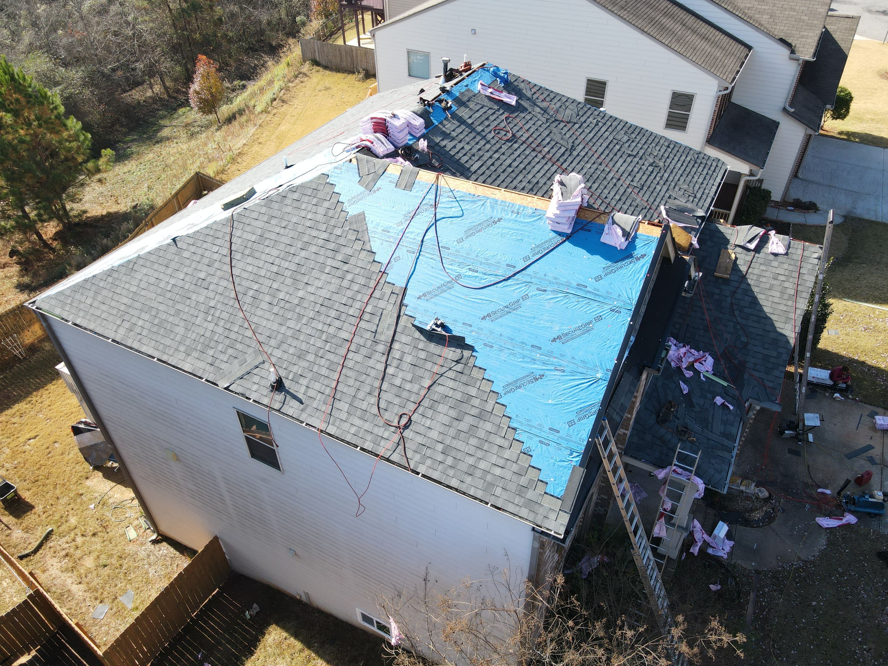 Residential Roofing Installation using Owens Corning by Inspector Roofing and Restoration