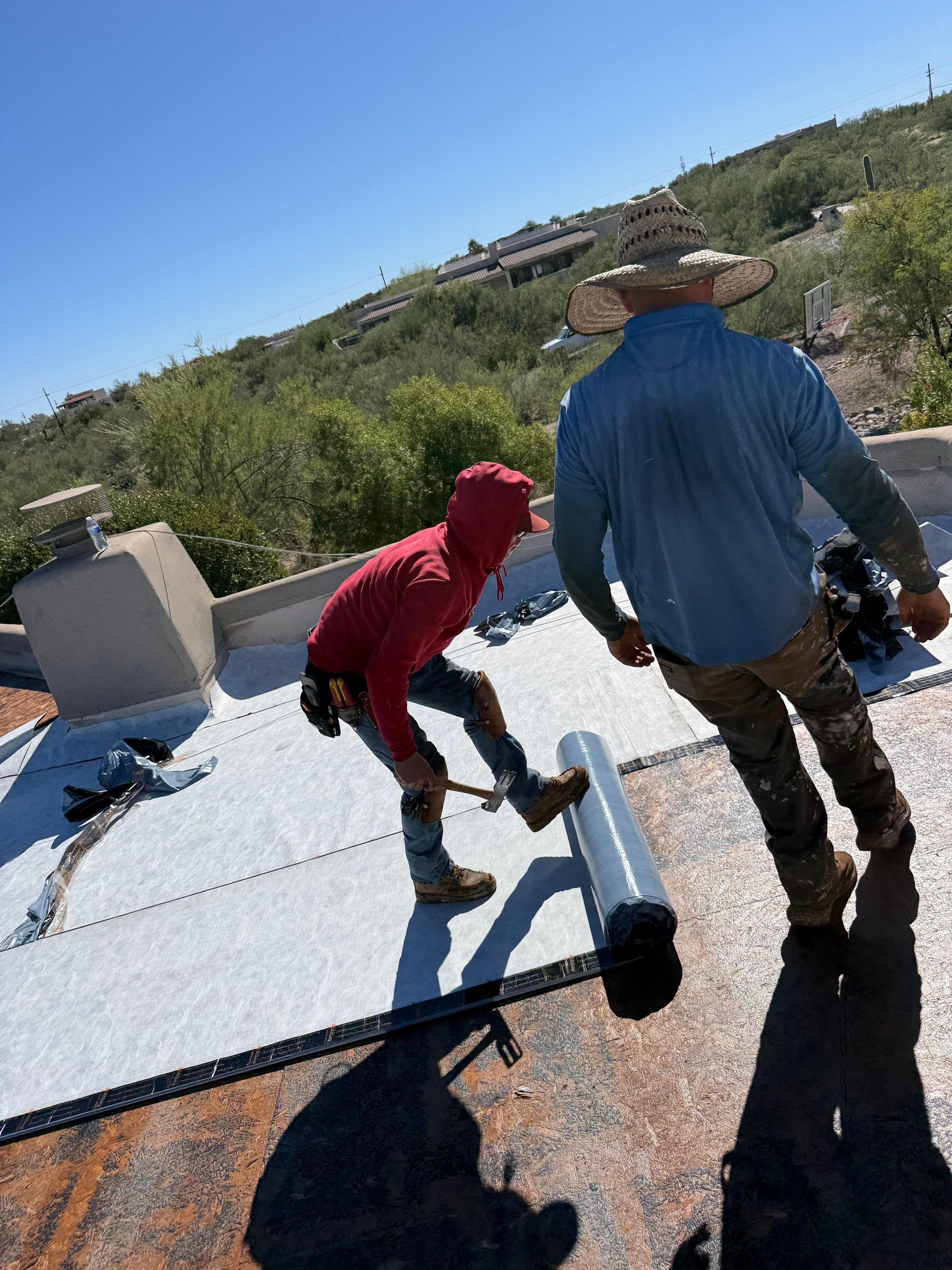 Low- Slope Re-Roof: Tucson Eastside by West Coast Roofing AZ