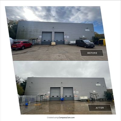 Industrial Cladding Cleaning using Synergy Chemical