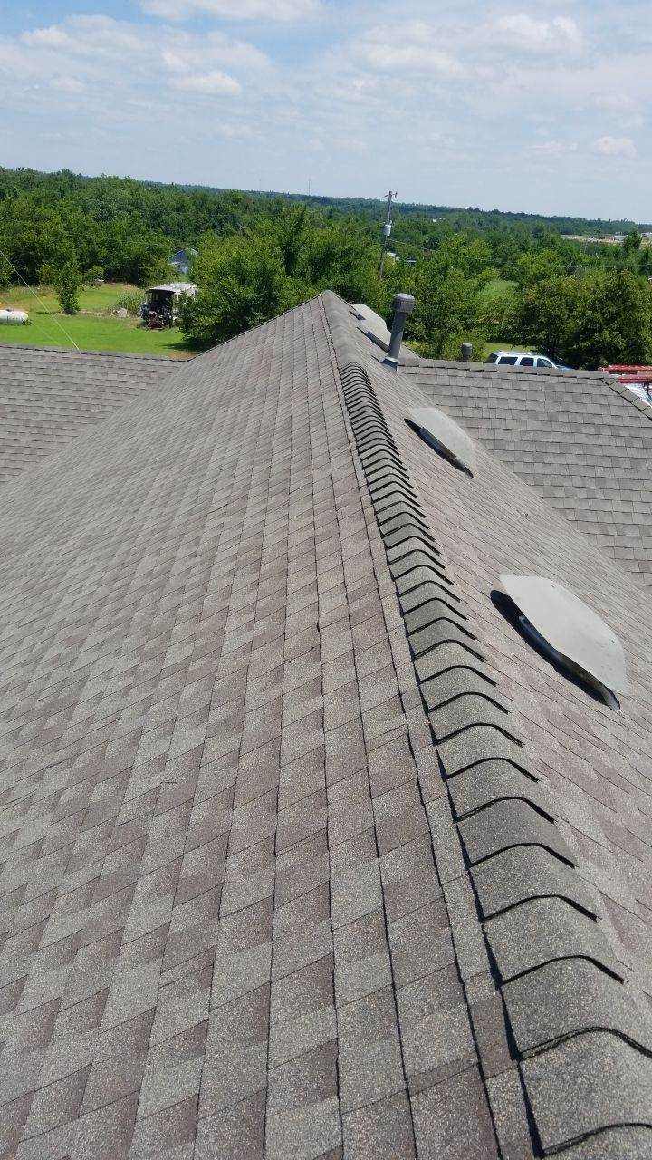 Reroof using GAF HDZ Weathered Wood by Castillo Roofing