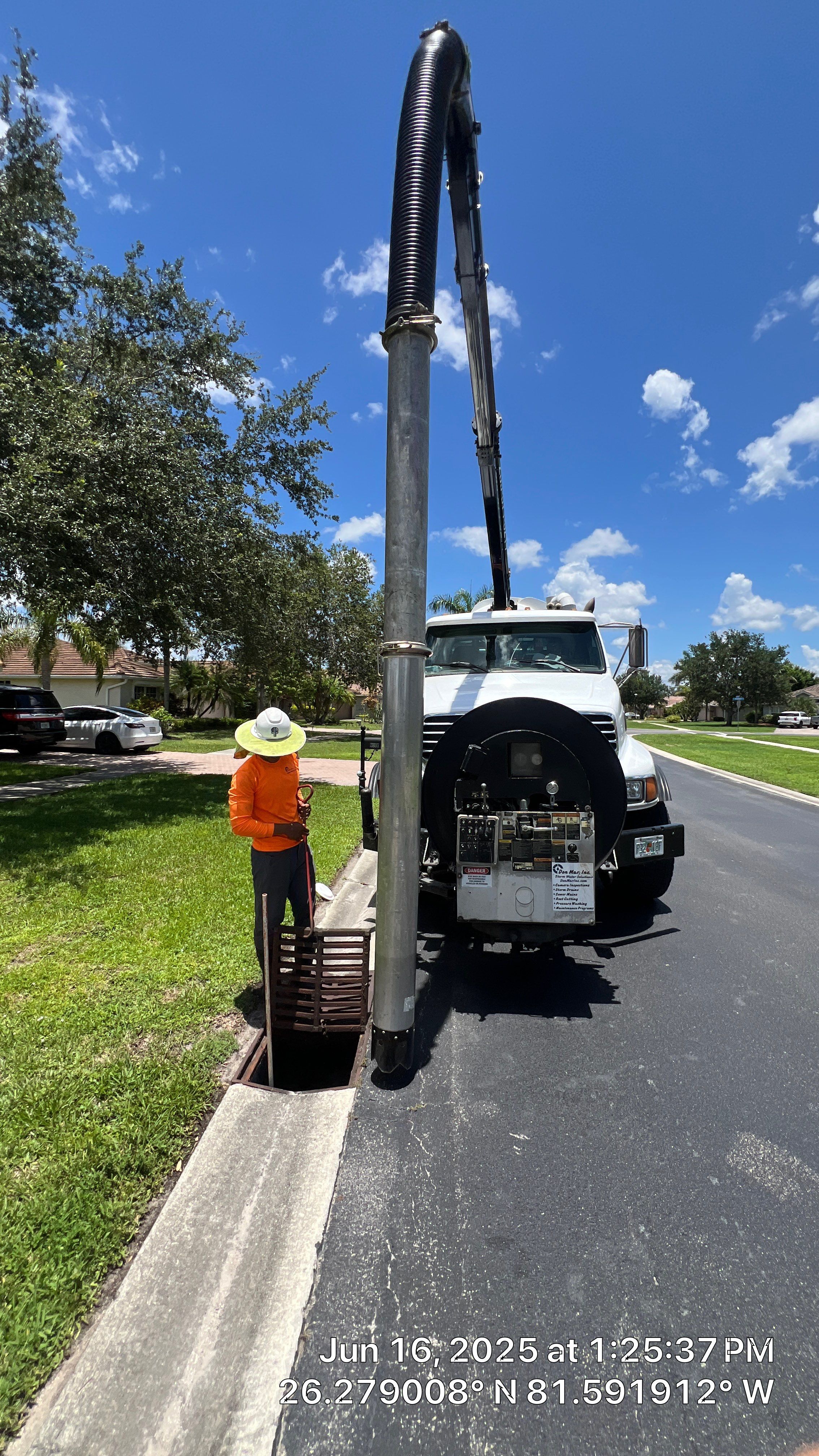 Naples Association Stormwater System Cleaning by Don Mar, Inc. Storm Water Solutions
