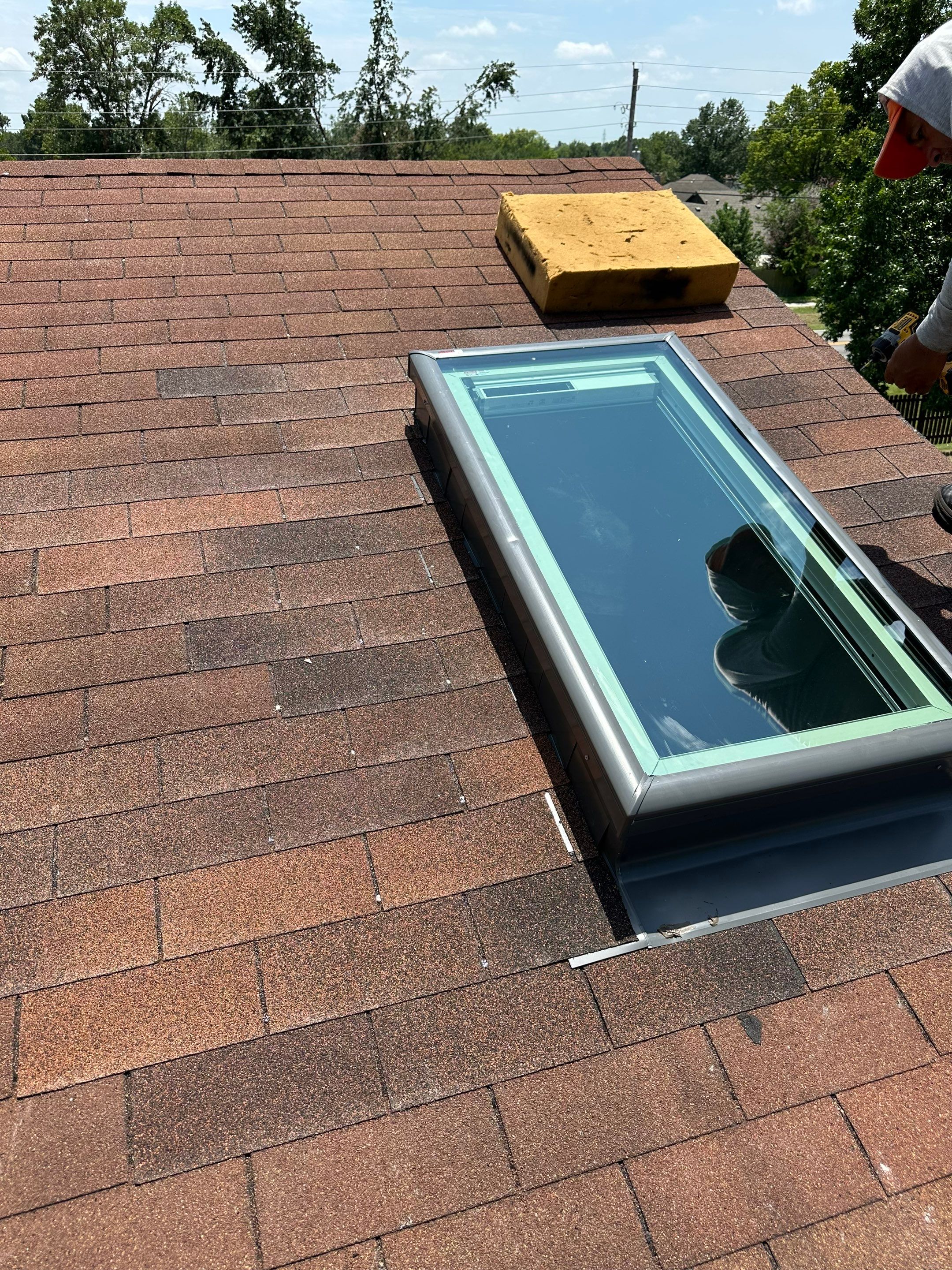 skylight replacement in Tulsa by McCann's Roofing and Construction