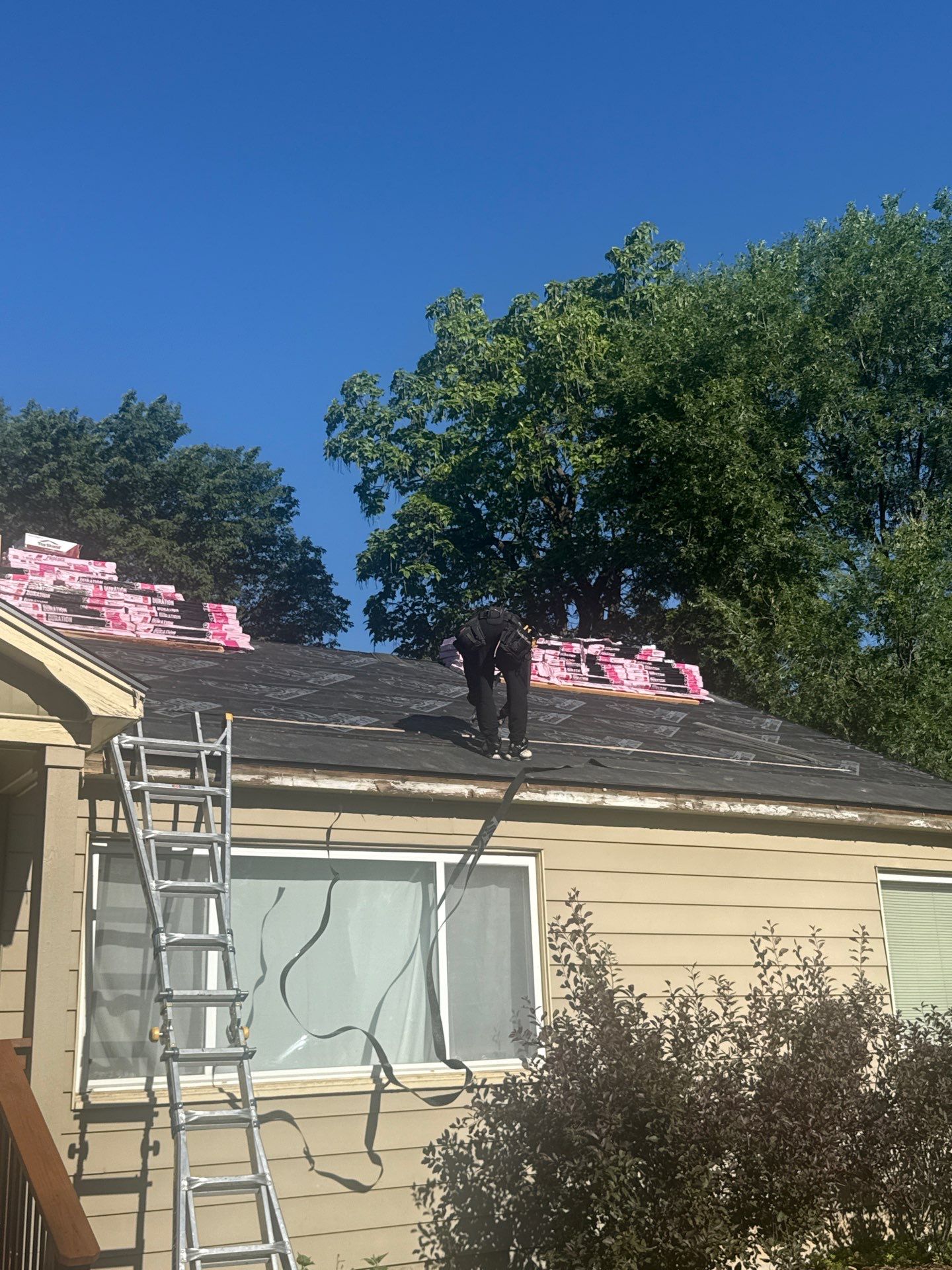 Residential Roof Replacement With Gray Architectural Shingles in Boise by Olive Roofing