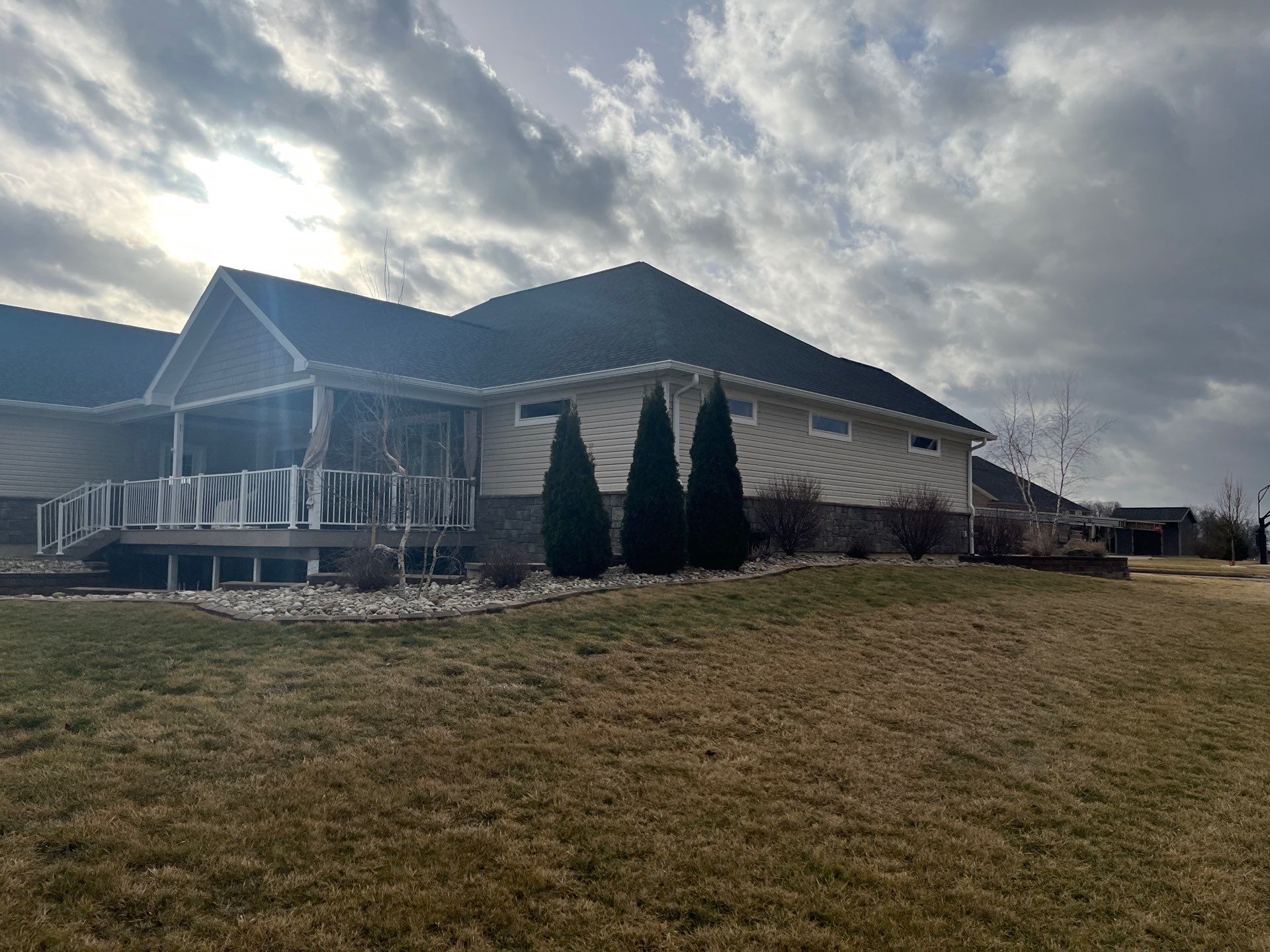 Residential Roofing Installation using GAF Timberline HDZ Appalachian Sky by Nitro Roofing and Construction