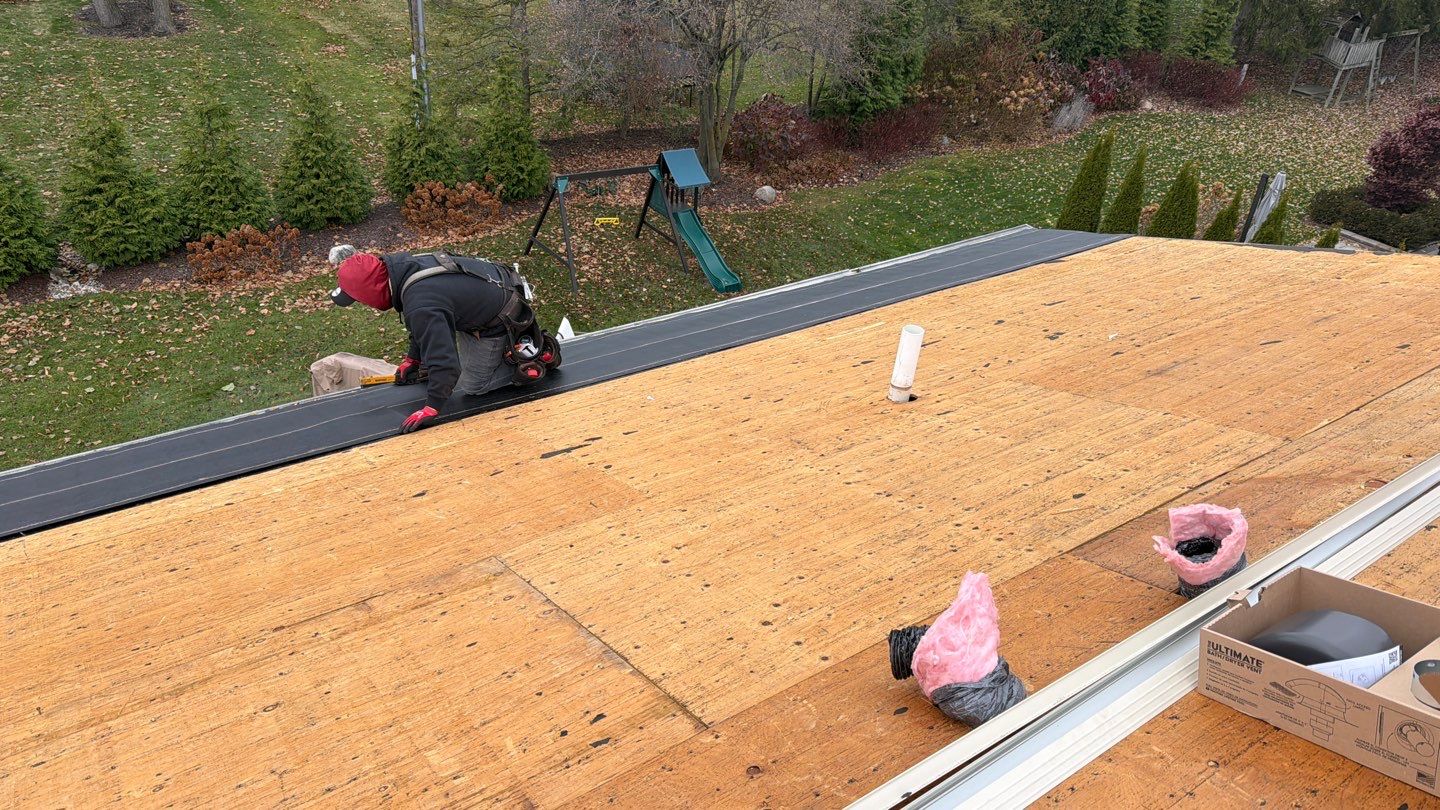 Roof Replacement using Owens Corning Teak by 180 Contractors