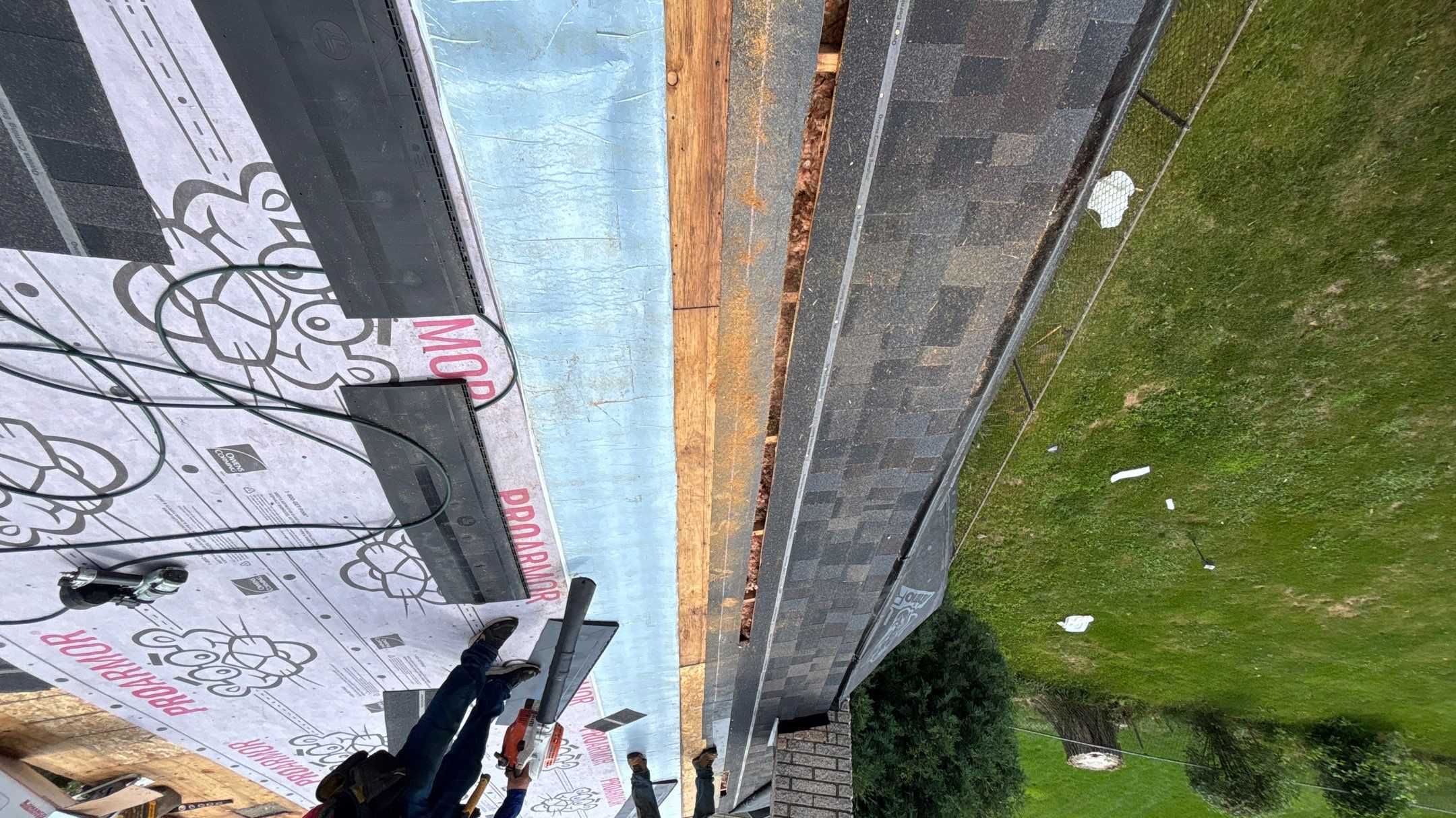 Roof Replacement using Owen Black Sable by 180 Contractors