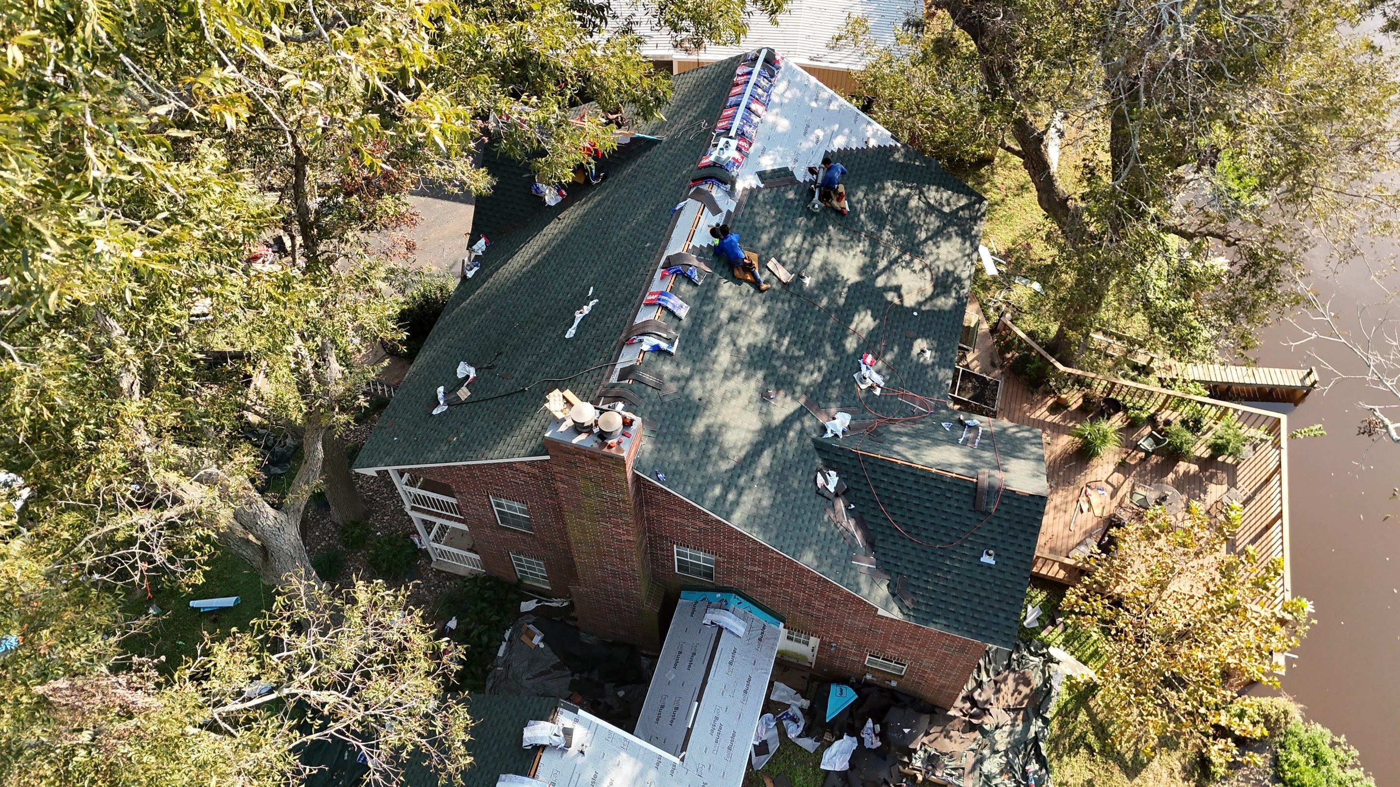 GAF Asphalt Shingle Roof Replacement for Brookshire Home by Onit Roofing LLC