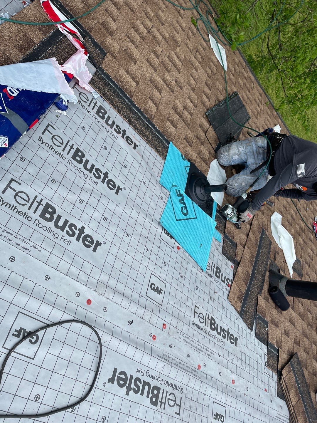 Residential Roofing Installation using GAF HDZ Roofing System  by Undersun Roofing 